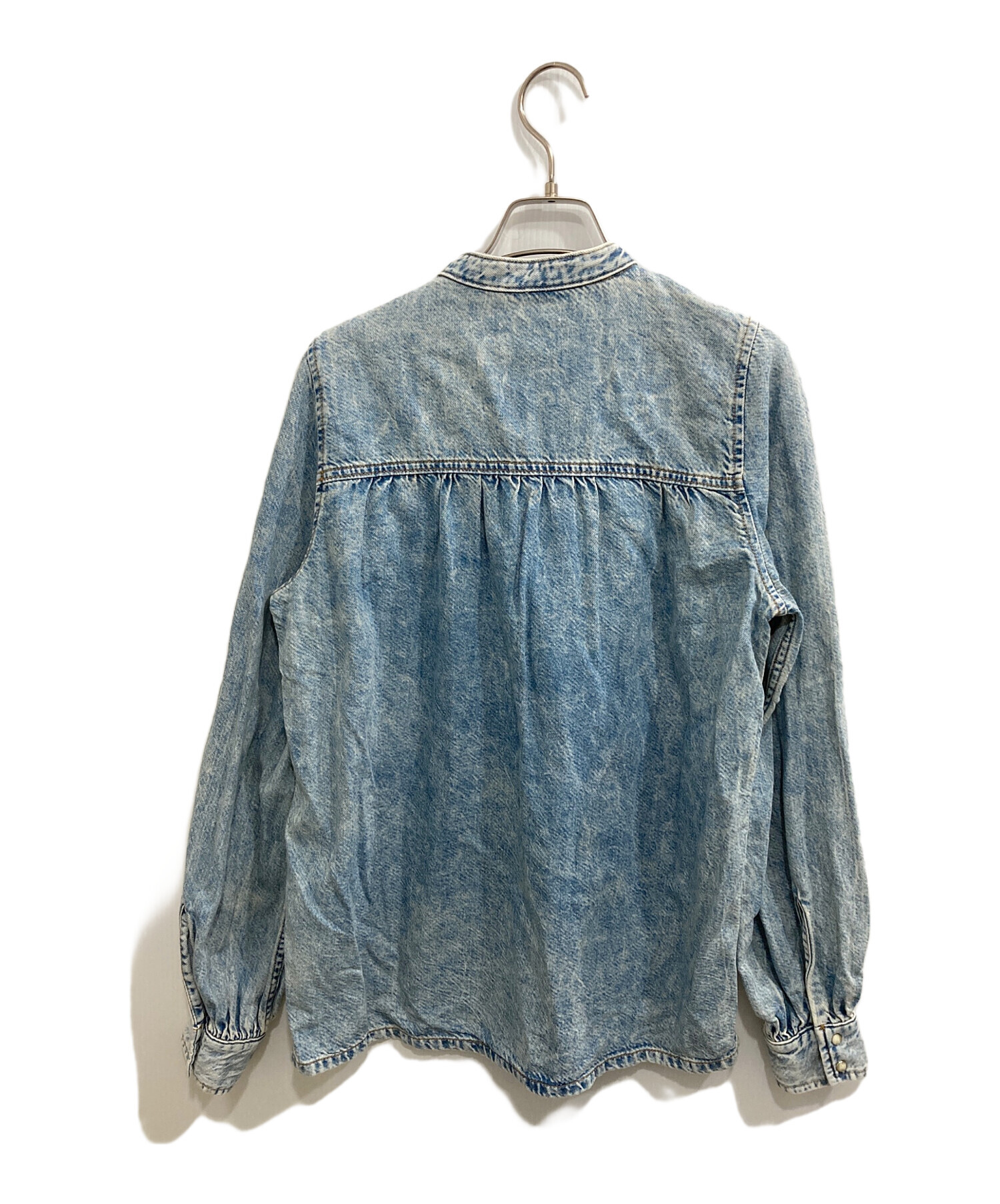 中古・古着通販】GANNI (ガニー) デニムブラウス インディゴ サイズ:34 