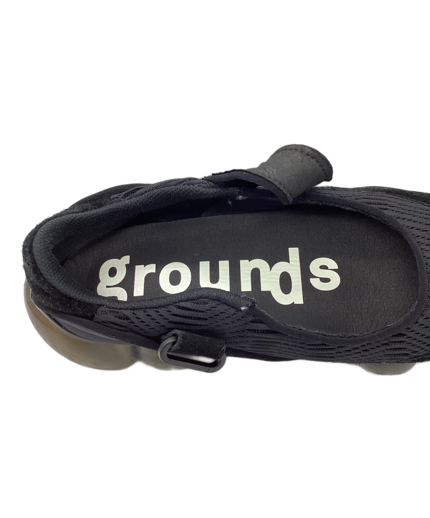 中古・古着通販】grounds (グラウンズ) JEWELRY MARY JANE ブラック