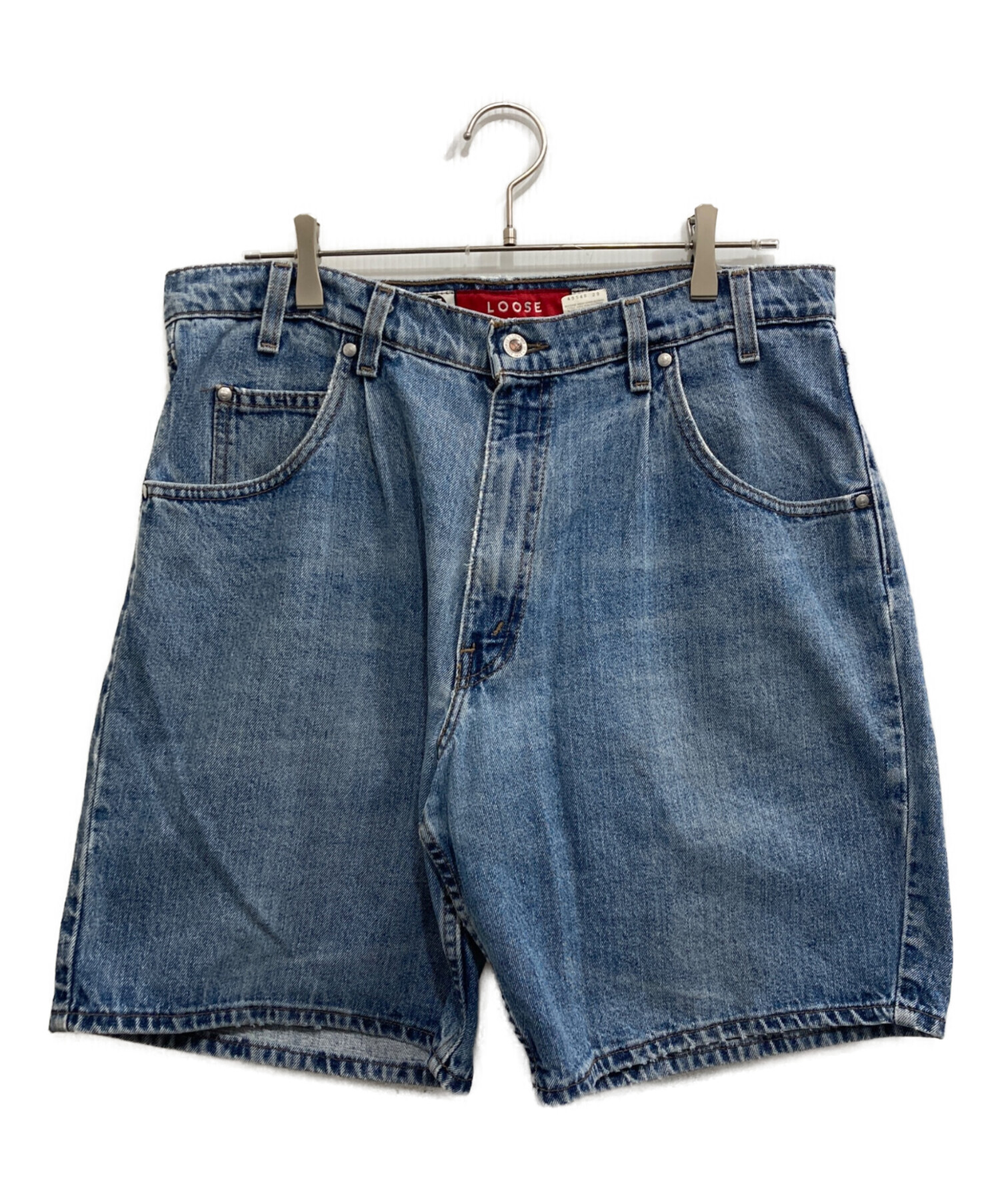 Mellojoy 中古まとめ売り エビフライ 寿司 バタフライ デニム 中古・古着通販】LEVI'S (リーバイス) LOOSE デニムショーツ ブルー