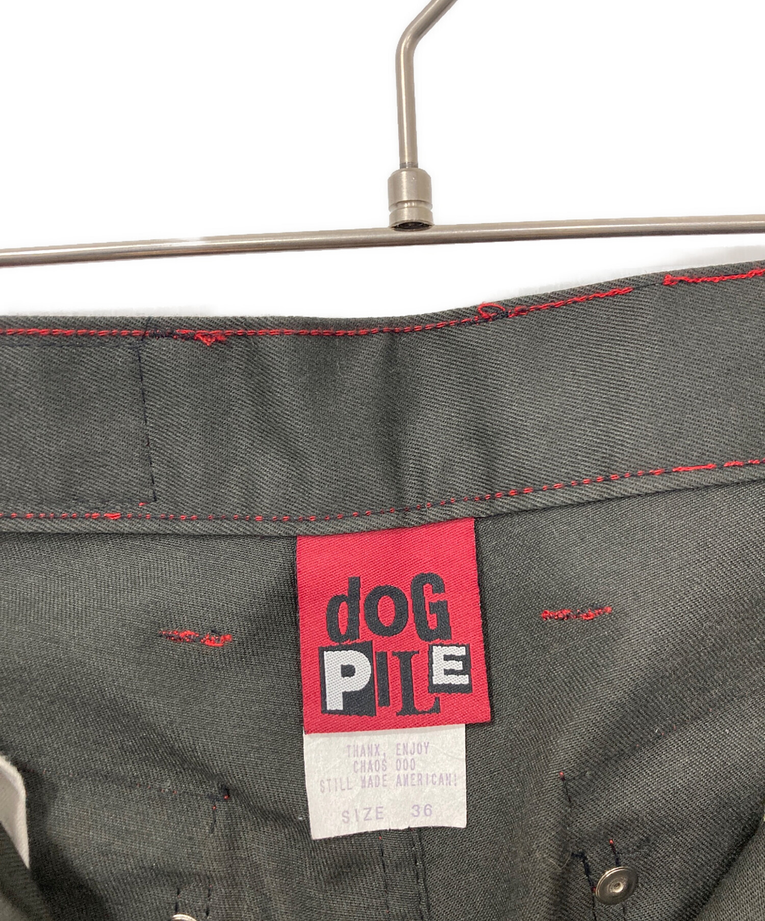 中古・古着通販】DOGPILE (ドッグパイル) ボンテージパンツ ブラウン