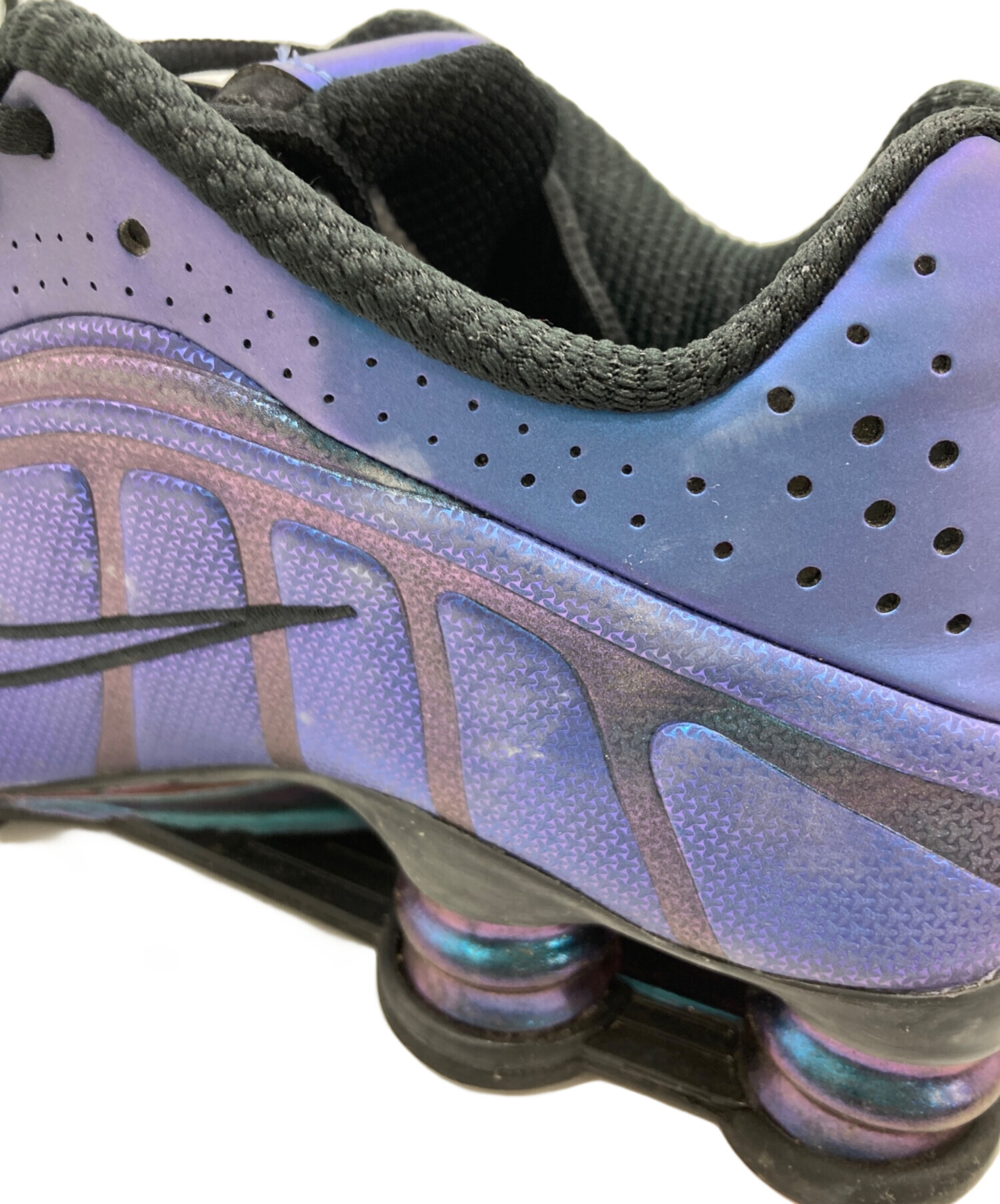 中古・古着通販】NIKE (ナイキ) SHOX R4 METALLIC BLUE/ショックス R4