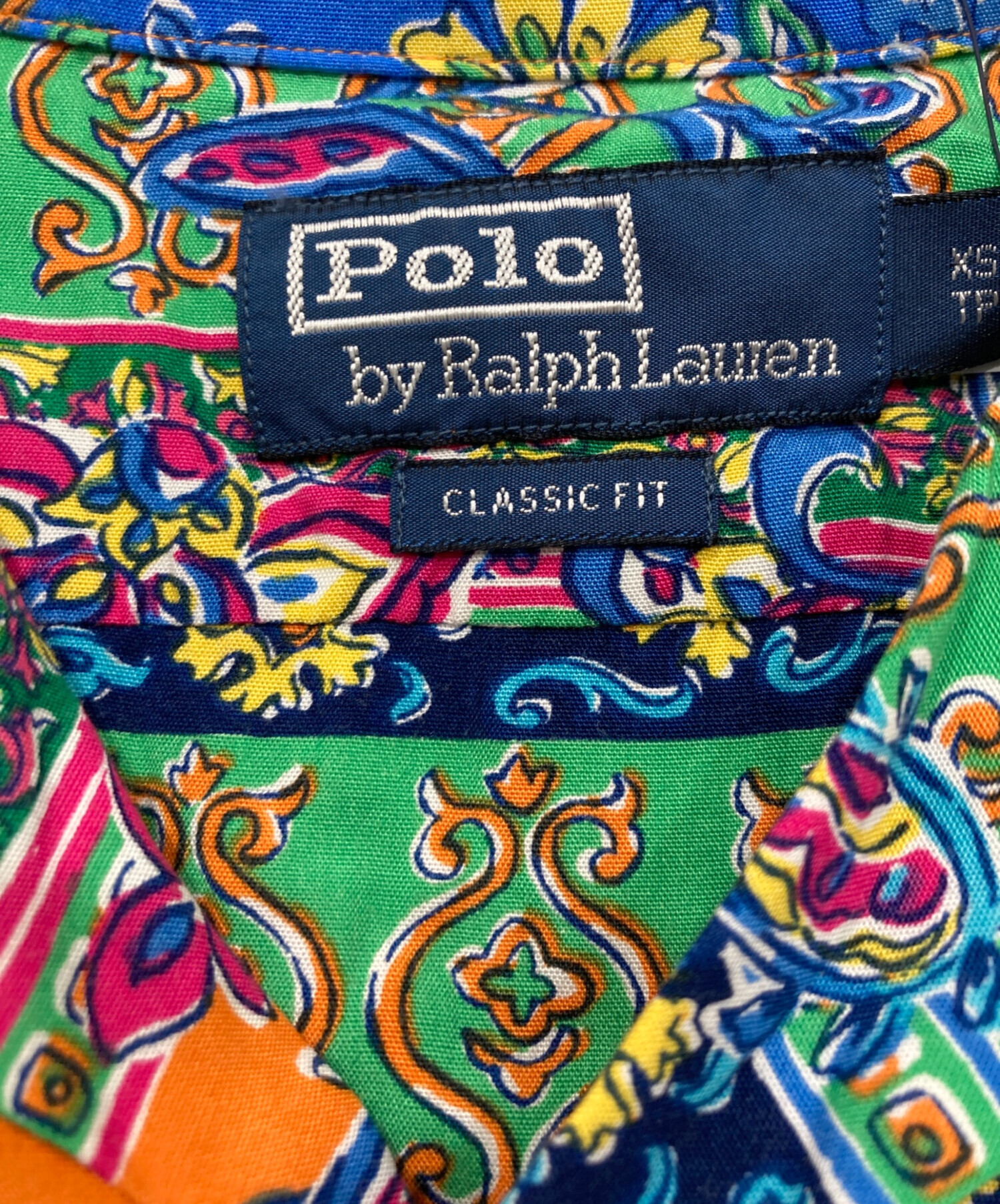 中古・古着通販】POLO RALPH LAUREN (ポロ・ラルフローレン) 柄シャツ