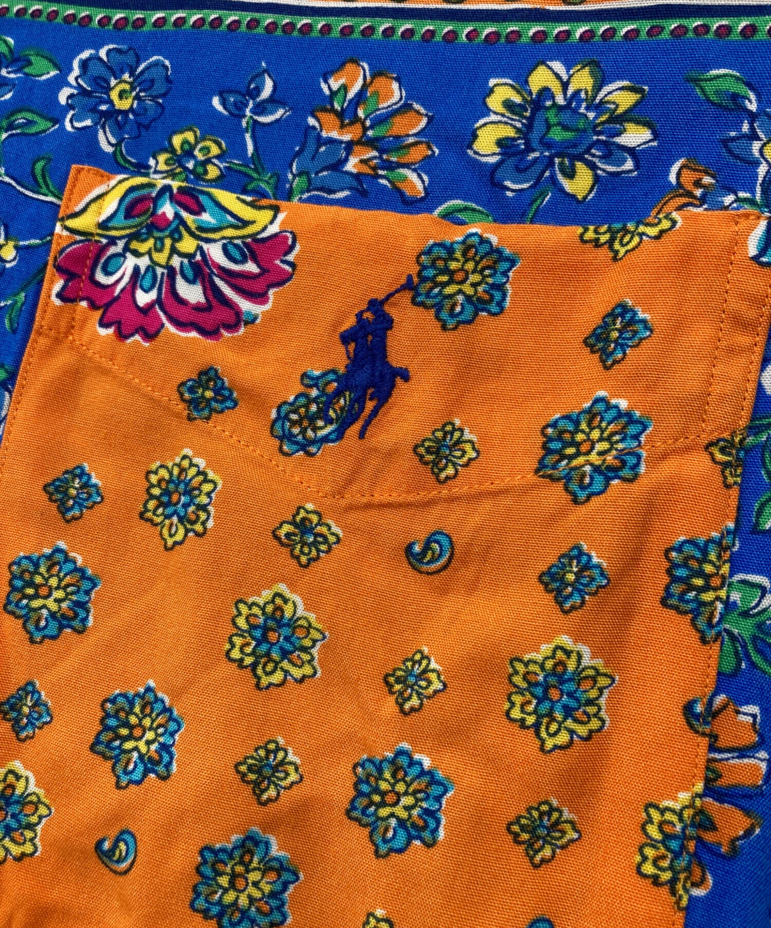 中古・古着通販】POLO RALPH LAUREN (ポロ・ラルフローレン) 柄シャツ