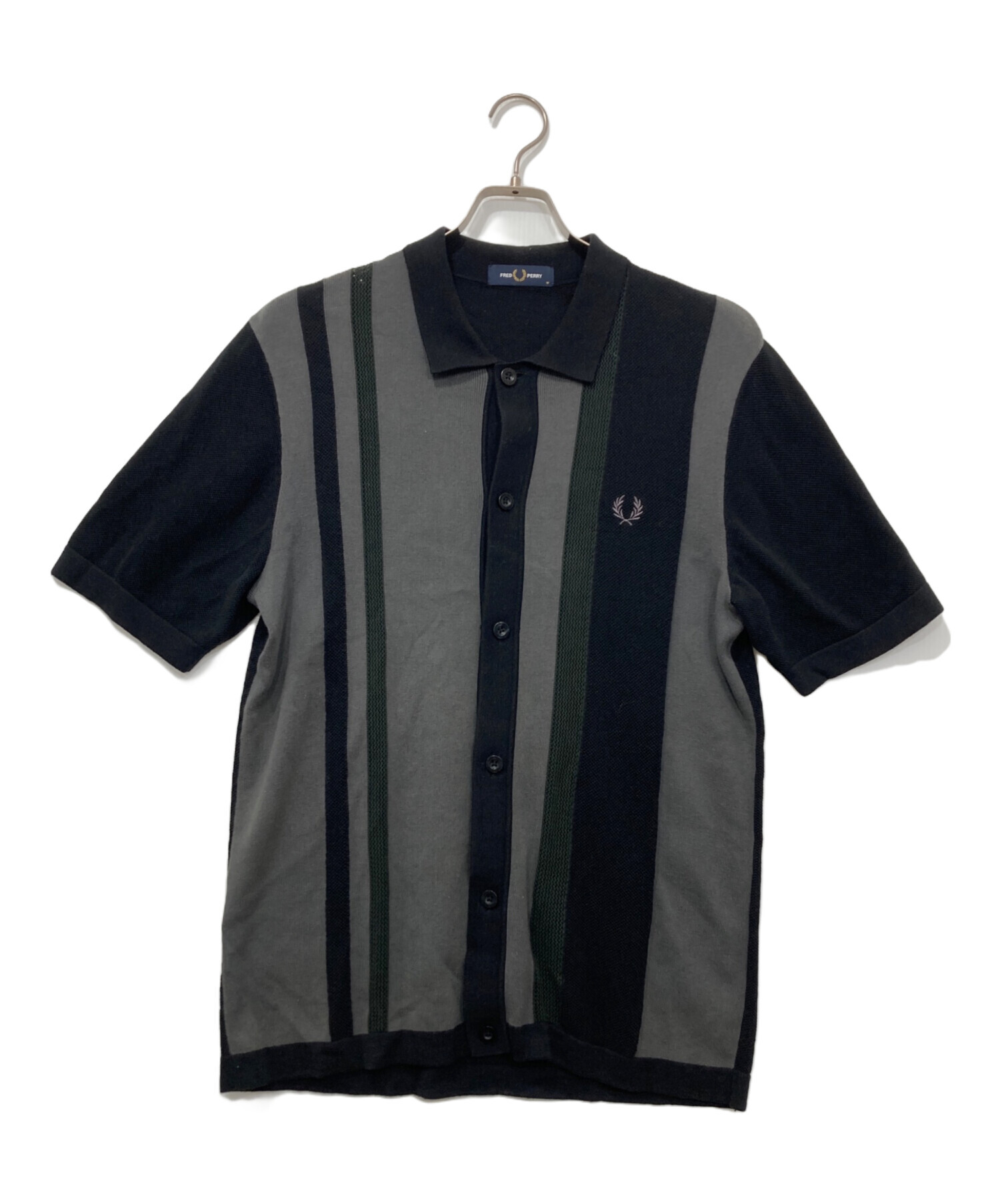 Fred Perry(フレッドペリー) ストライプポロシャツ　M9596