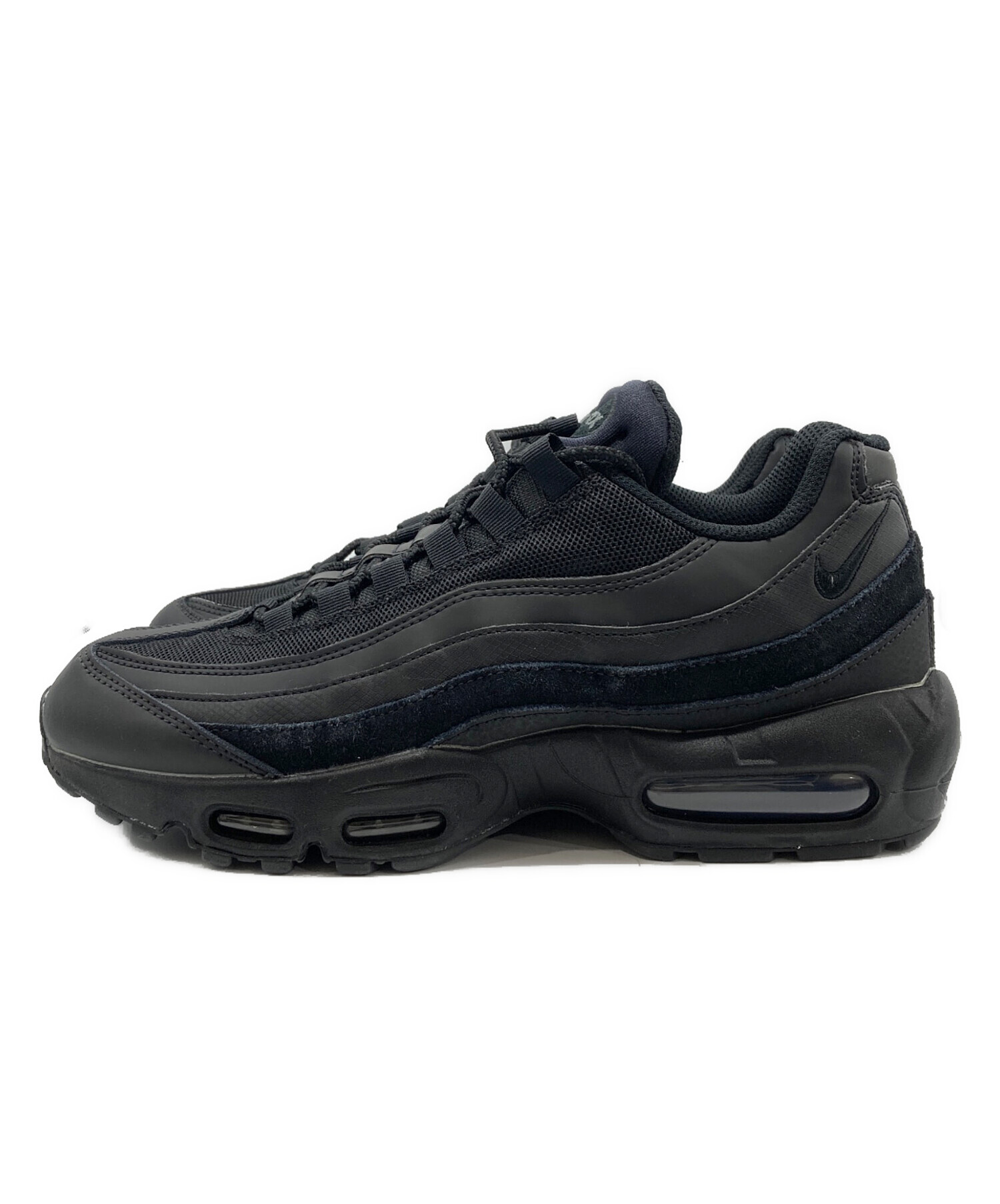 中古・古着通販】NIKE (ナイキ) AIR MAX 95 ESSENTIAL ブラック×グレー 