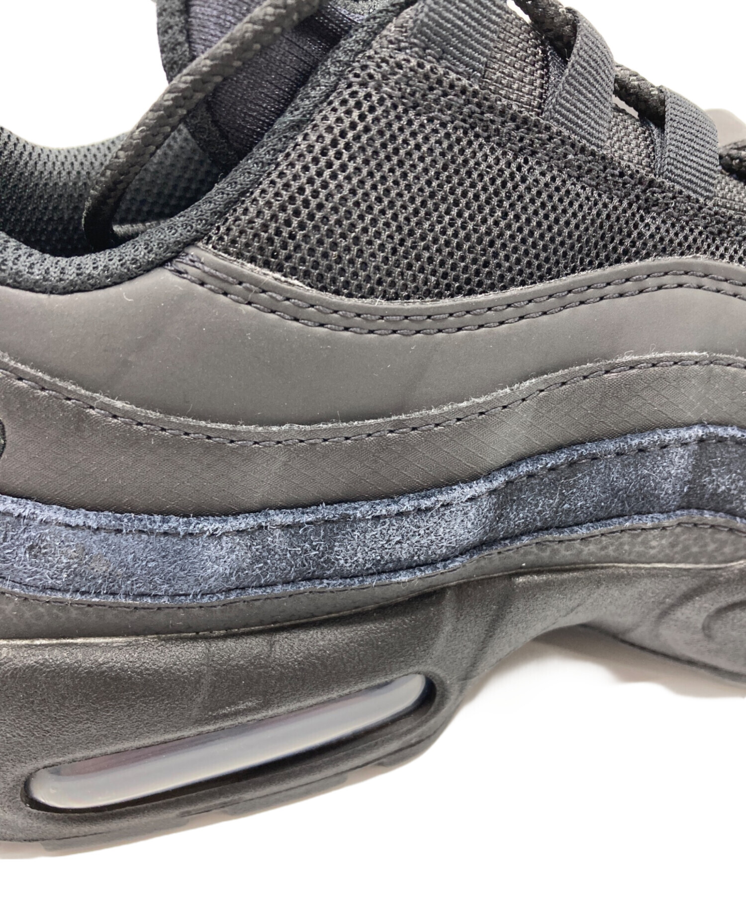 中古・古着通販】NIKE (ナイキ) AIR MAX 95 ESSENTIAL ブラック×グレー 