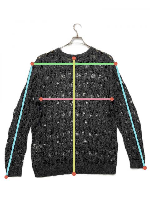 中古・古着通販】TAAKK (ターク) PERFORATED KNIT PULLOVER/メッシュ