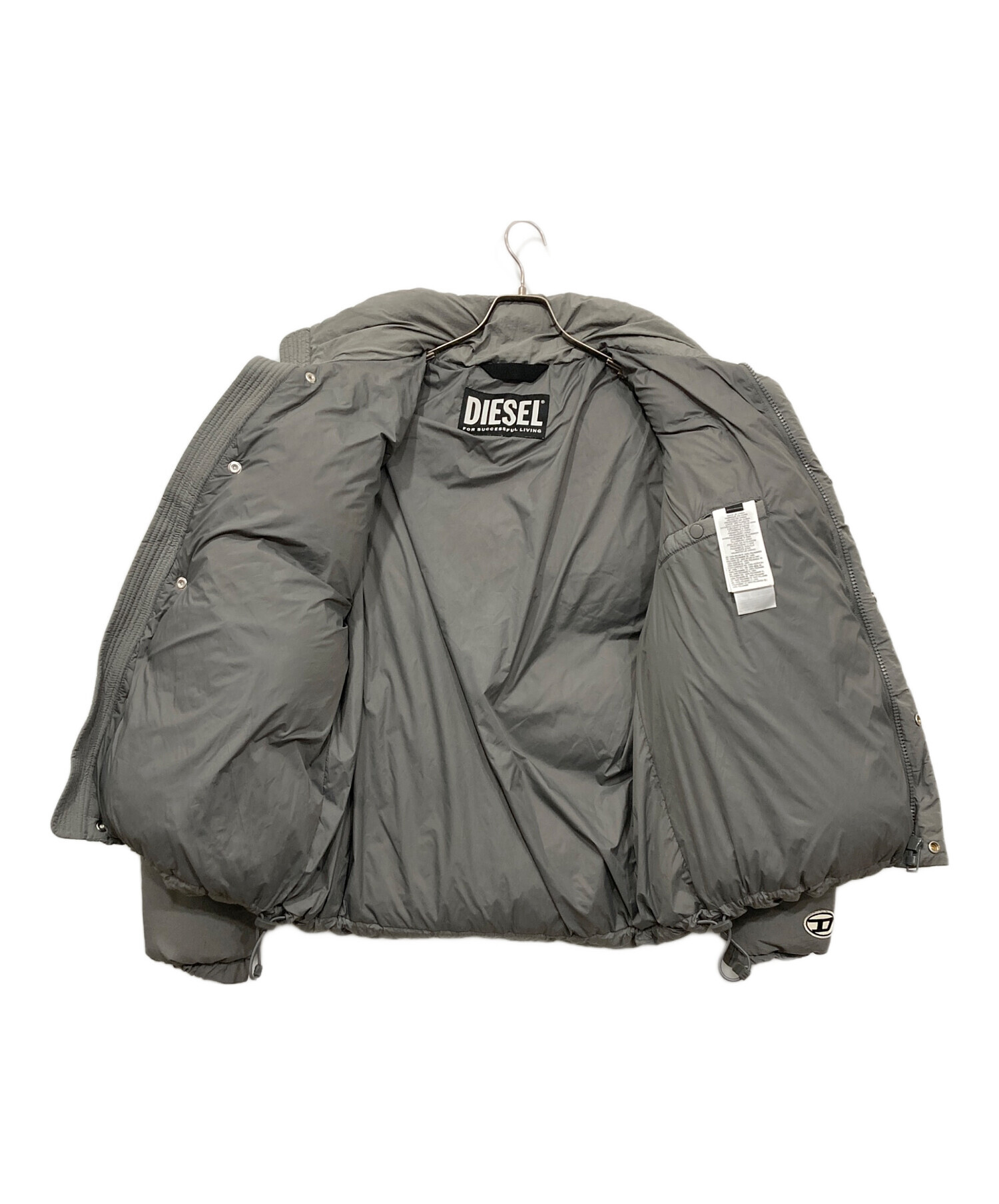 中古・古着通販】DIESEL (ディーゼル) W-ROLF-NW JACKET グレー サイズ 