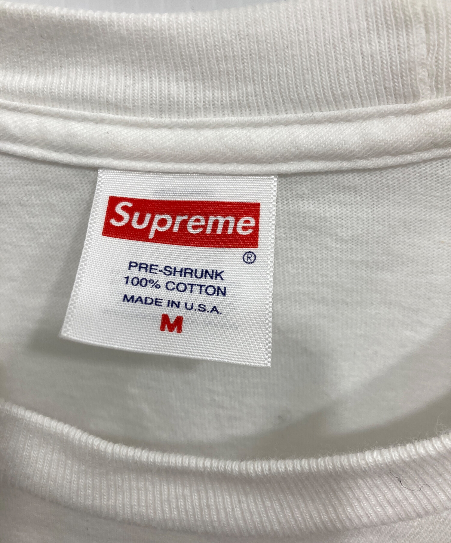 中古・古着通販】Supreme (シュプリーム) paris tee ホワイト サイズ:M 