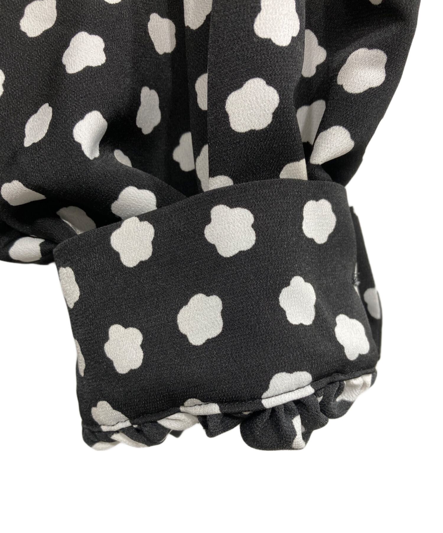 未使用級✨ケイトスペード　ワンピース　 カシュクールドット　大きいサイズ4 中古・古着通販】Kate Spade (ケイトスペード) ミモレカシュクール
