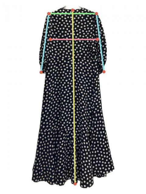 未使用級✨ケイトスペード　ワンピース　 カシュクールドット　大きいサイズ4 中古・古着通販】Kate Spade (ケイトスペード) ミモレカシュクール