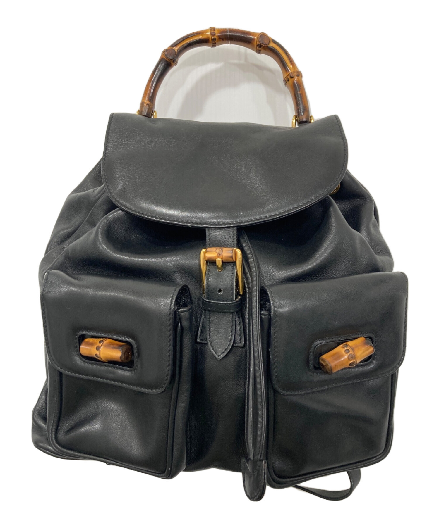 中古・古着通販】GUCCI (グッチ) バンブー リュック リュックサック 