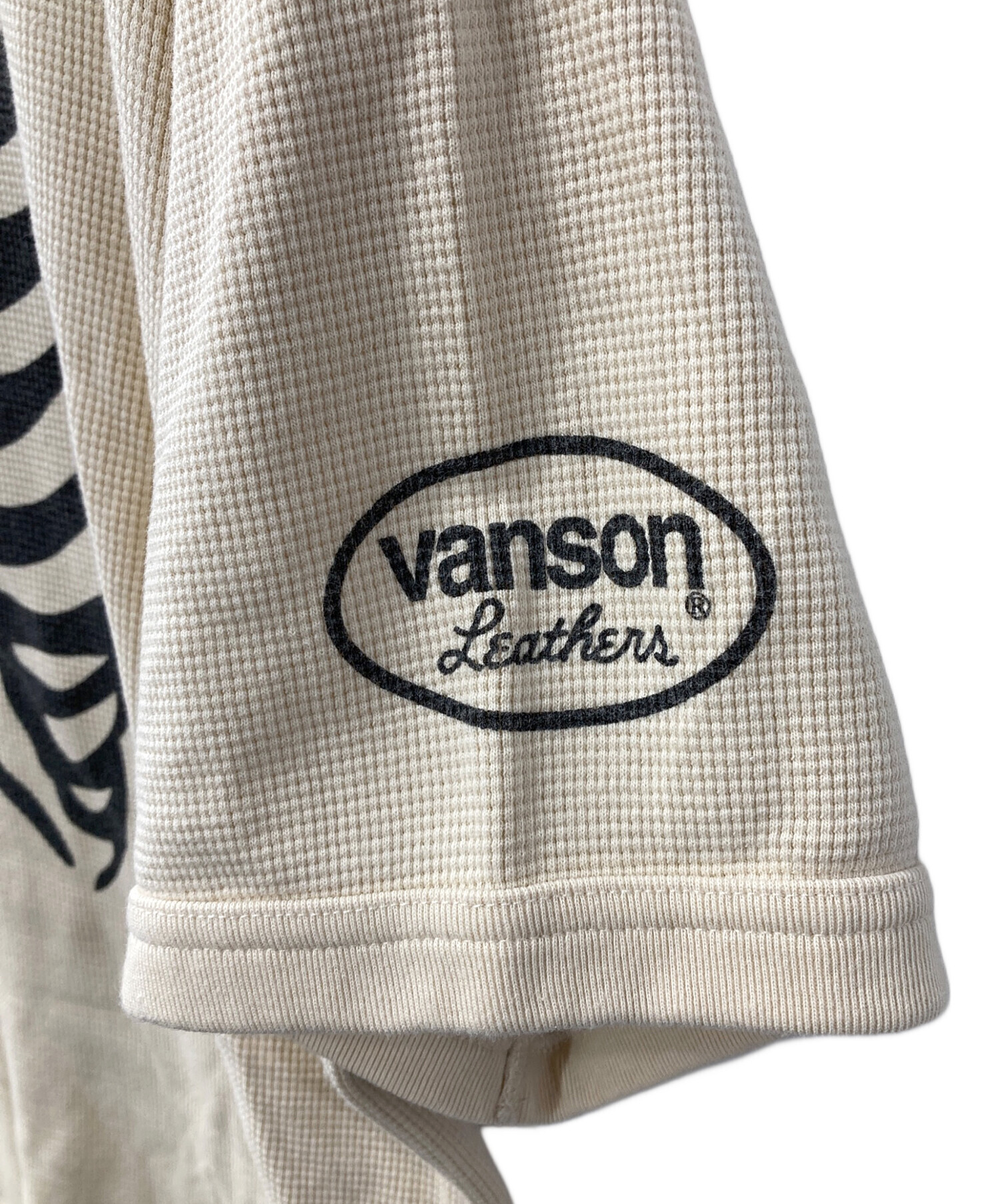 中古・古着通販】VANSON (バンソン) スケルトンボーンプリントTシャツ