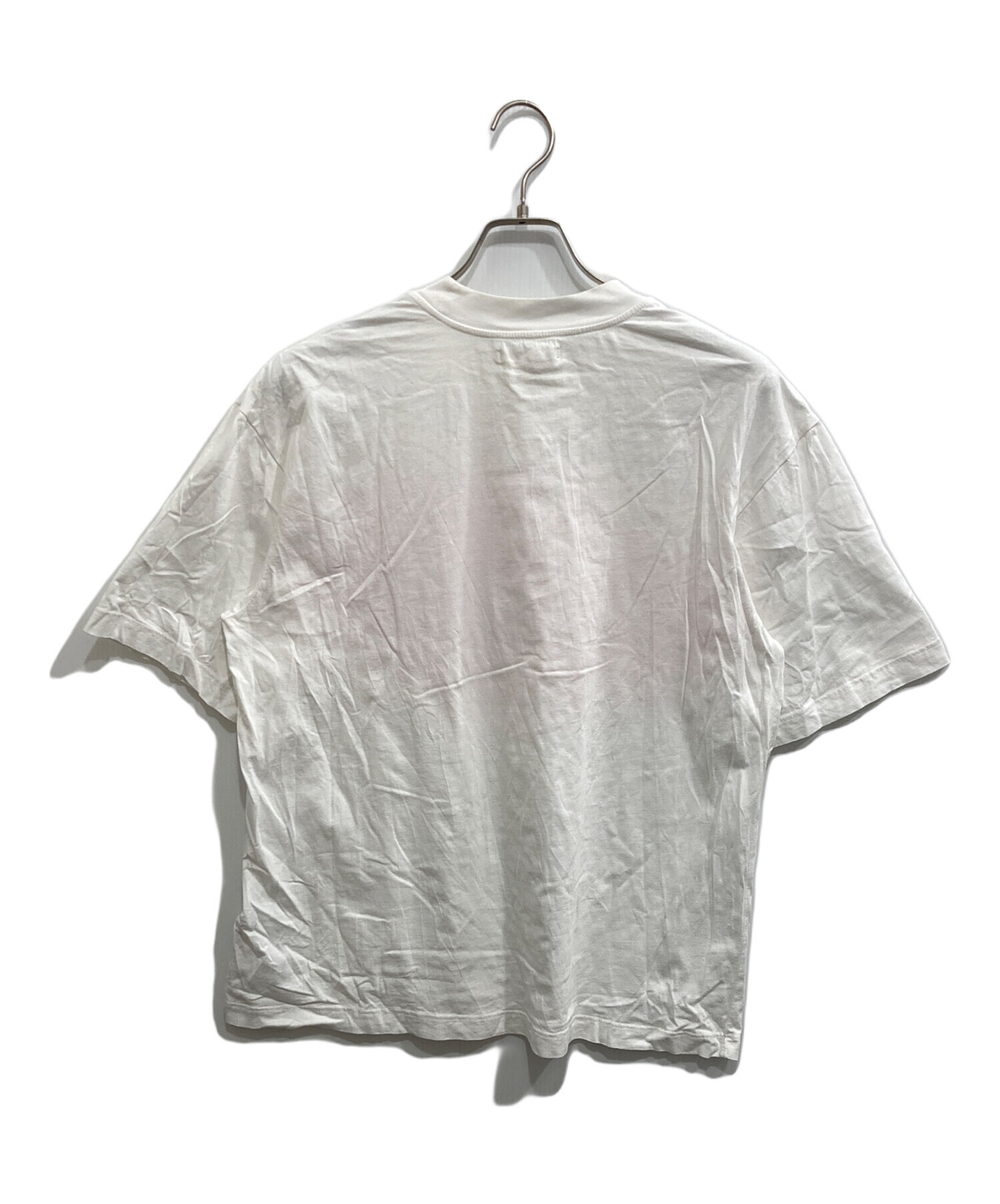 中古・古着通販】MARNI (マルニ) ロゴTシャツ ホワイト×ピンク サイズ