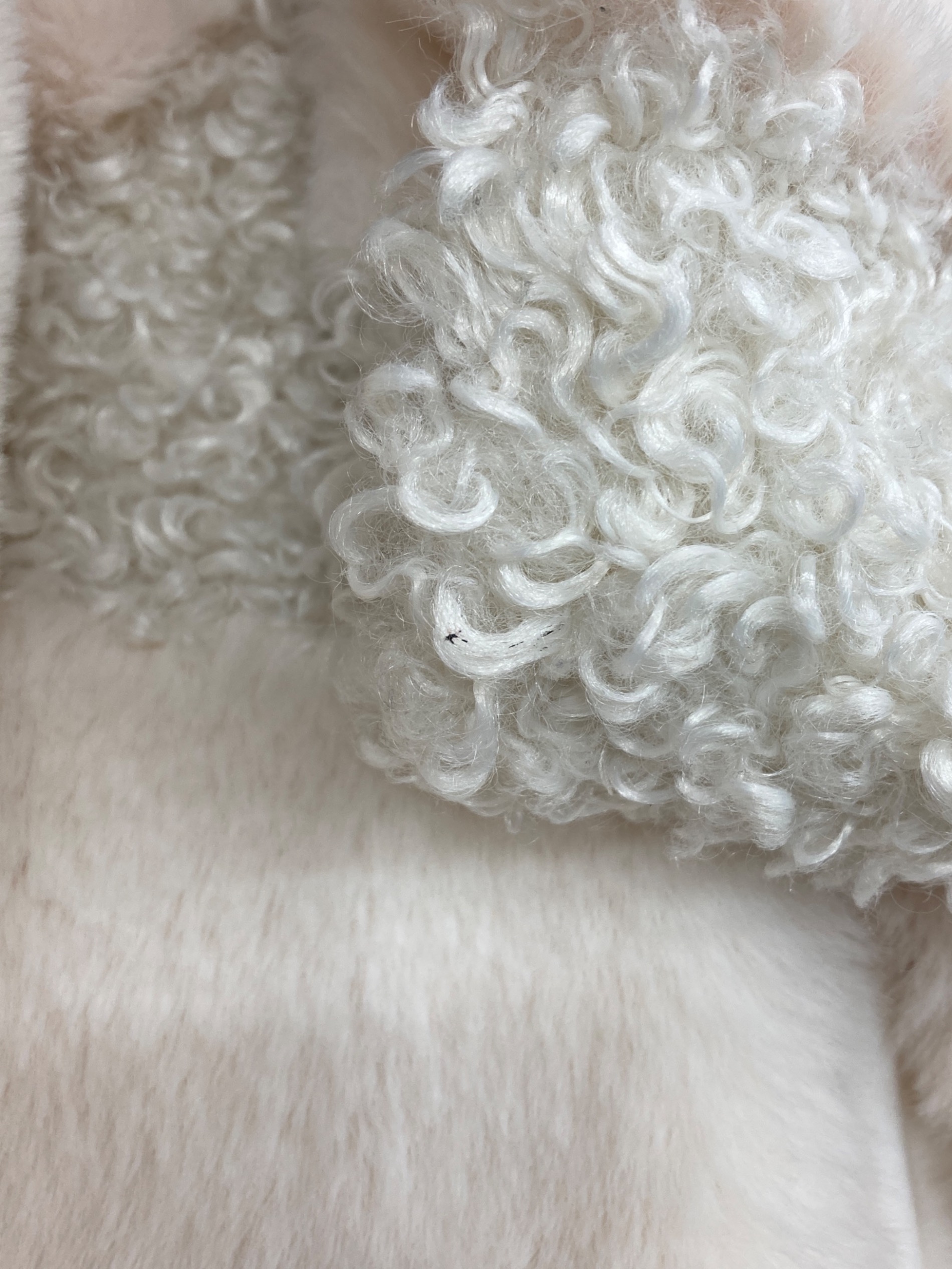 FURFUR エコファーミックスブルゾン ホワイト FURFUR（ファーファー