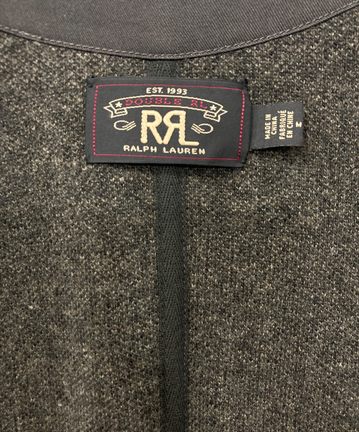 中古・古着通販】RRL (ダブルアールエル) ピーチベスト/ジレ グレー
