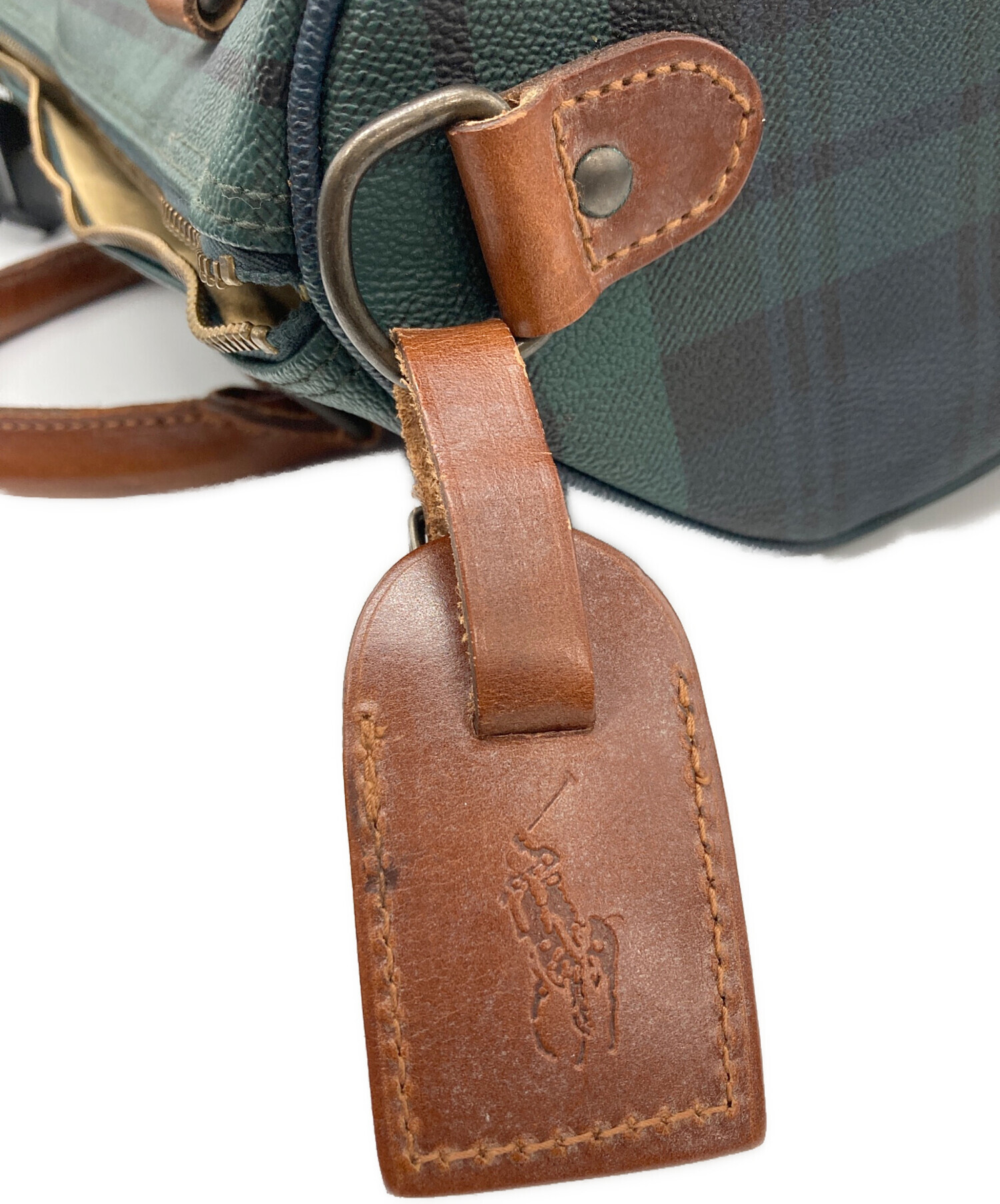 90s POLO Ralph Lauren ラルフローレン ミニボストンバッグ 中古・古着通販】POLO RALPH LAUREN (ポロ・ラルフローレン) ミニ