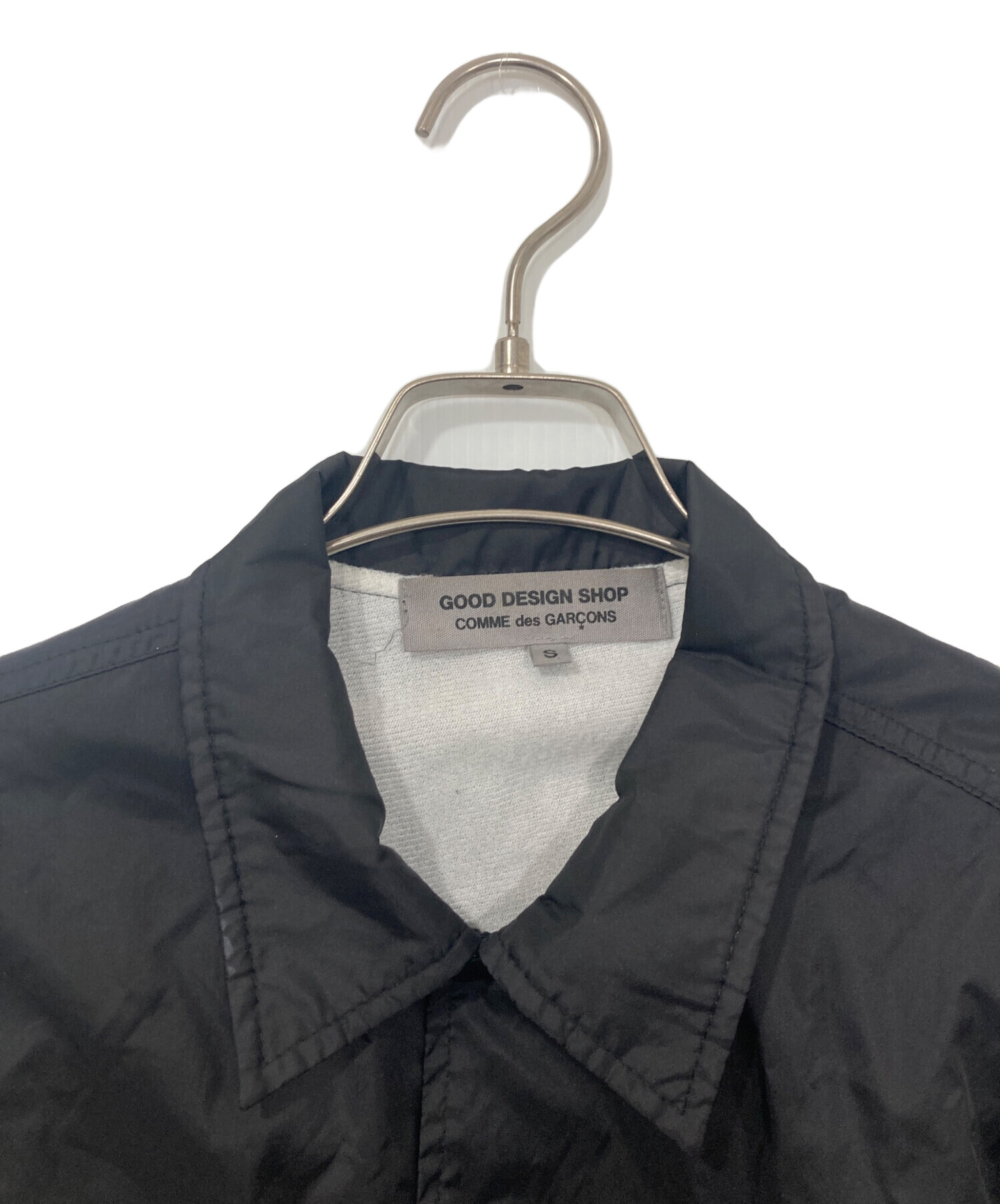 COMME des GARÇONS ブラックコーチジャケット S 中古・古着通販】GOOD DESIGN SHOP COMME des GARCONS (グッド