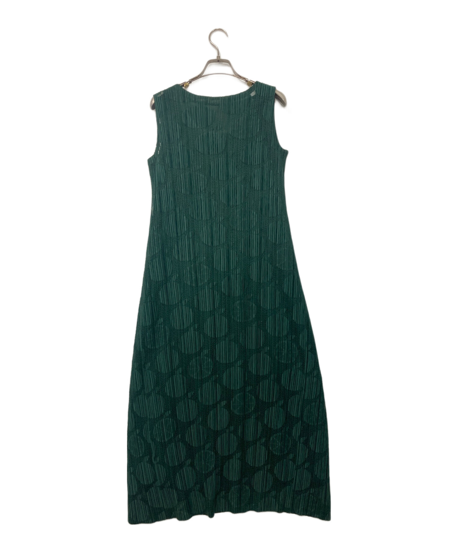 プリーツプリーズ　PLEATS PLEASE　ノースリーブ　ワンピース　フルーツ 中古・古着通販】PLEATS PLEASE (プリーツプリーズ) フルーツ柄 レース
