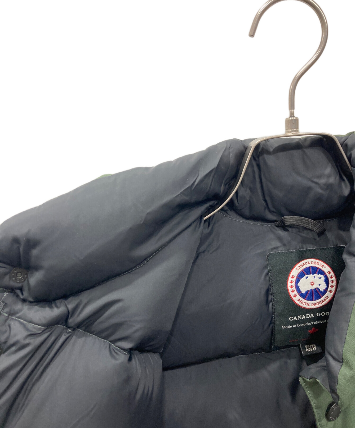 中古・古着通販】CANADA GOOSE (カナダグース) ダウンベスト グリーン