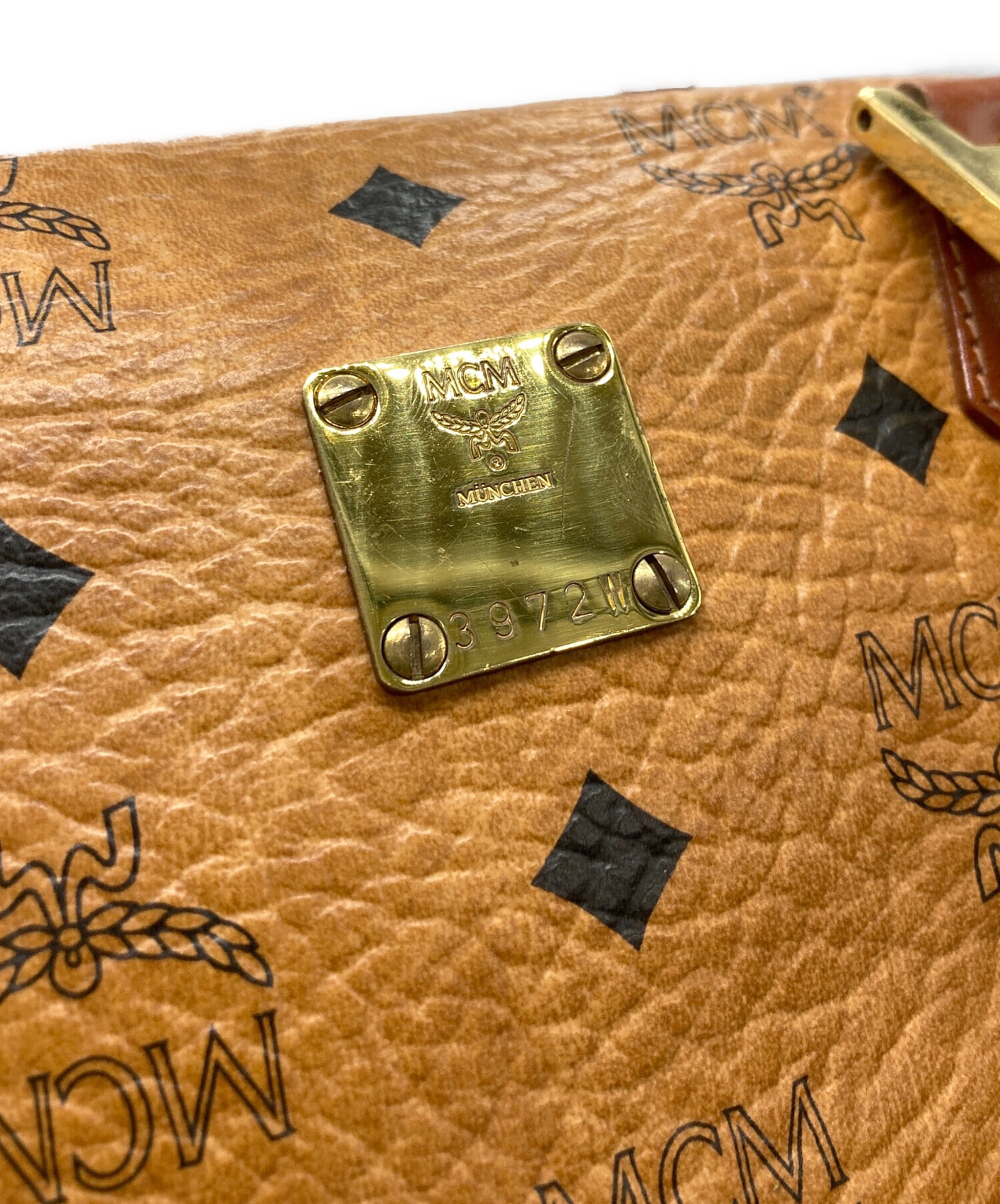 MCM ボストンバッグ（大きめ） ORIGINAL HANDMADE 中古・古着通販】MCM (エムシーエム) オールドミニボストンバッグ