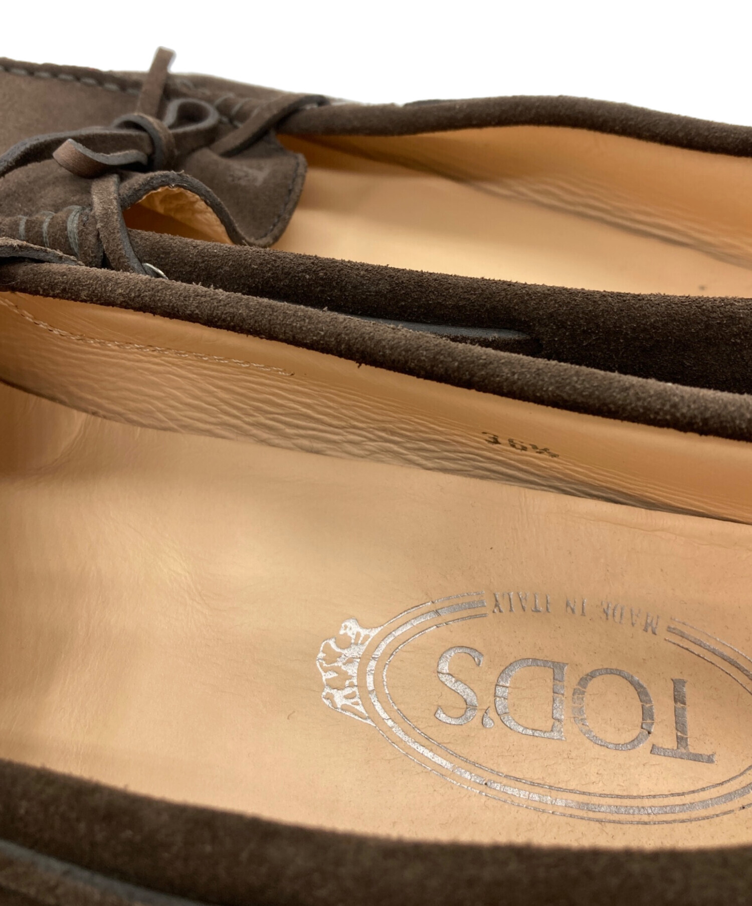 中古・古着通販】TOD'S (トッズ) ドライビングシューズ ブラウン