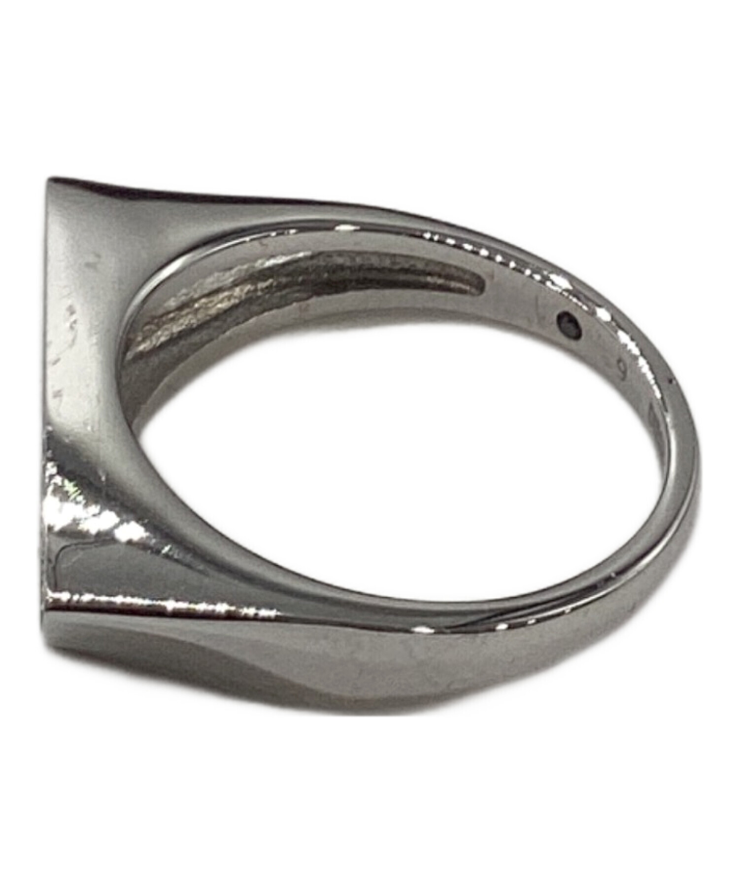 中古・古着通販】DIESEL (ディーゼル) Dロゴリング シルバー サイズ:9 
