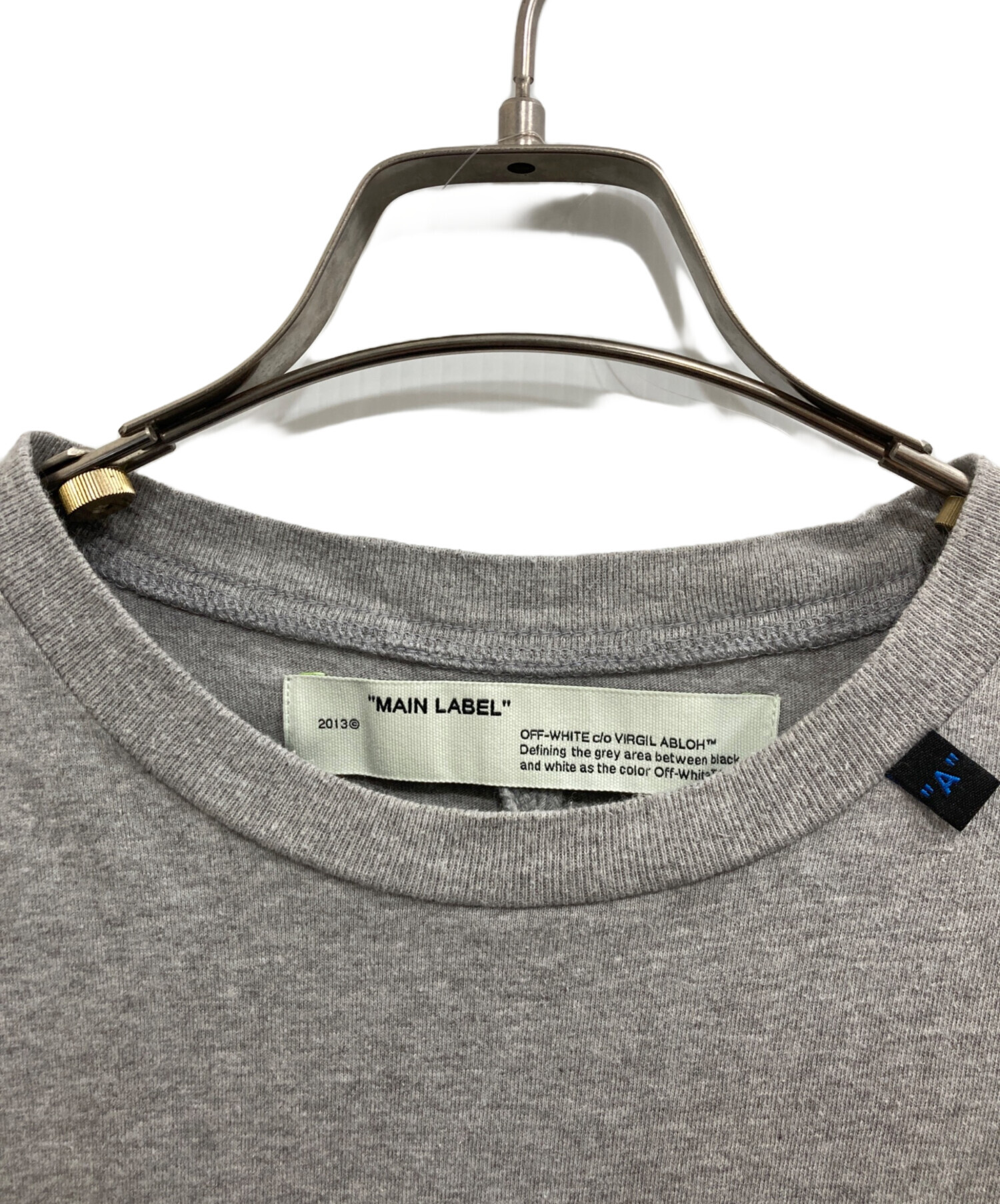 中古・古着通販】OFFWHITE (オフホワイト) バックアローペイントロゴT