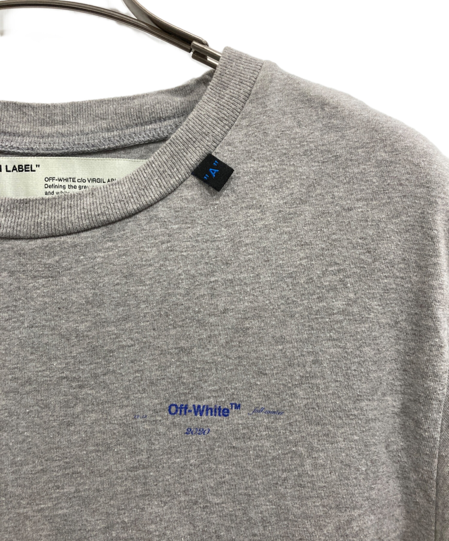 中古・古着通販】OFFWHITE (オフホワイト) バックアローペイントロゴT