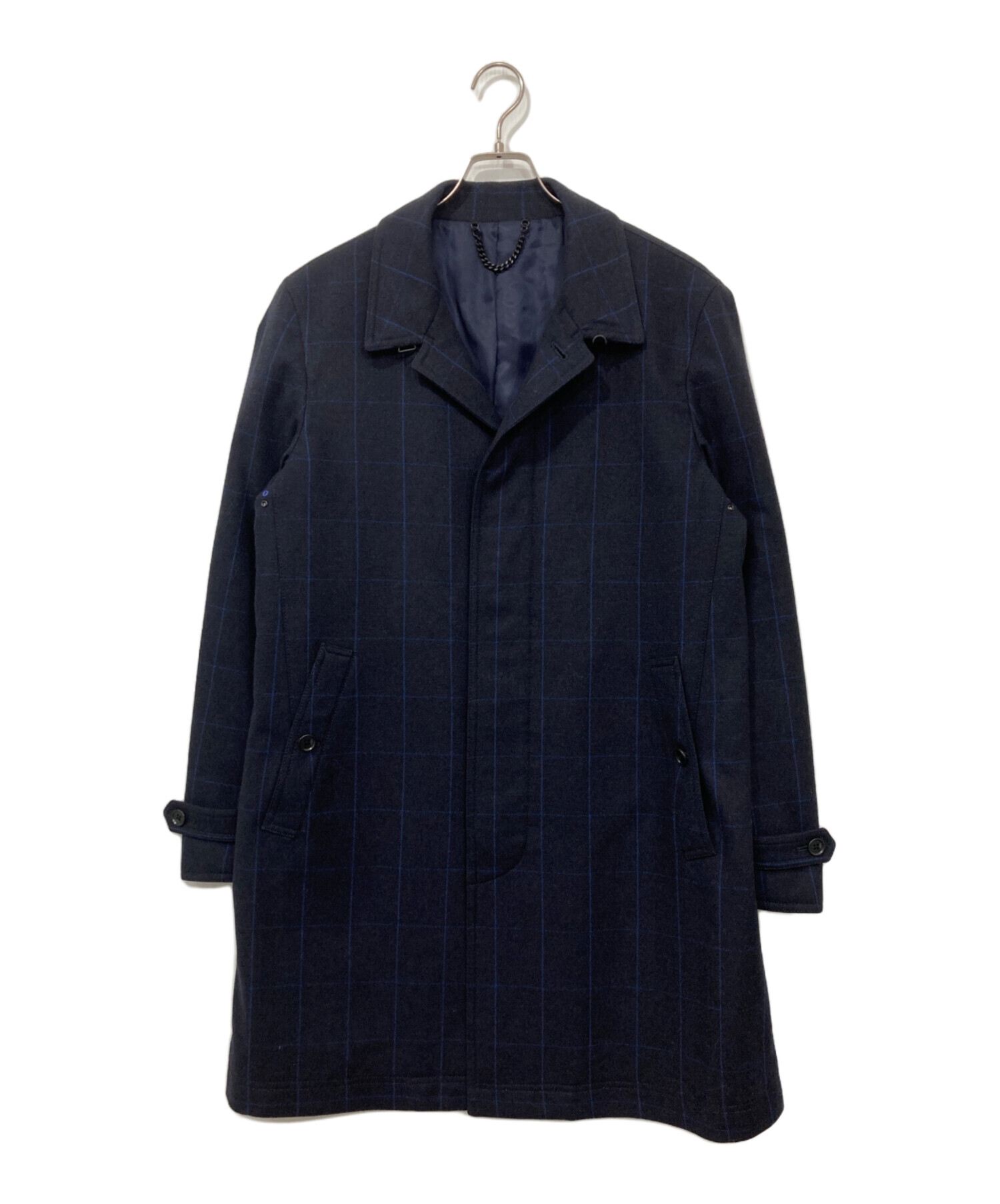 Paul Smith ステンカラーコート ネイビー 美品】Paul Smith ポール
