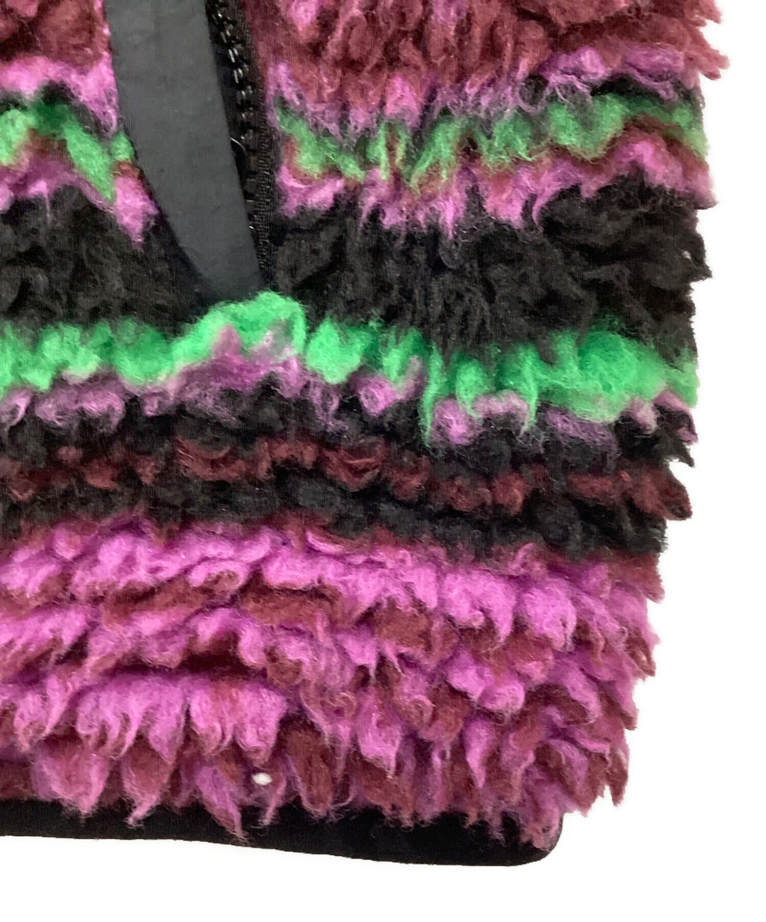 中古・古着通販】stussy (ステューシー) STRIPED SHERPA VEST