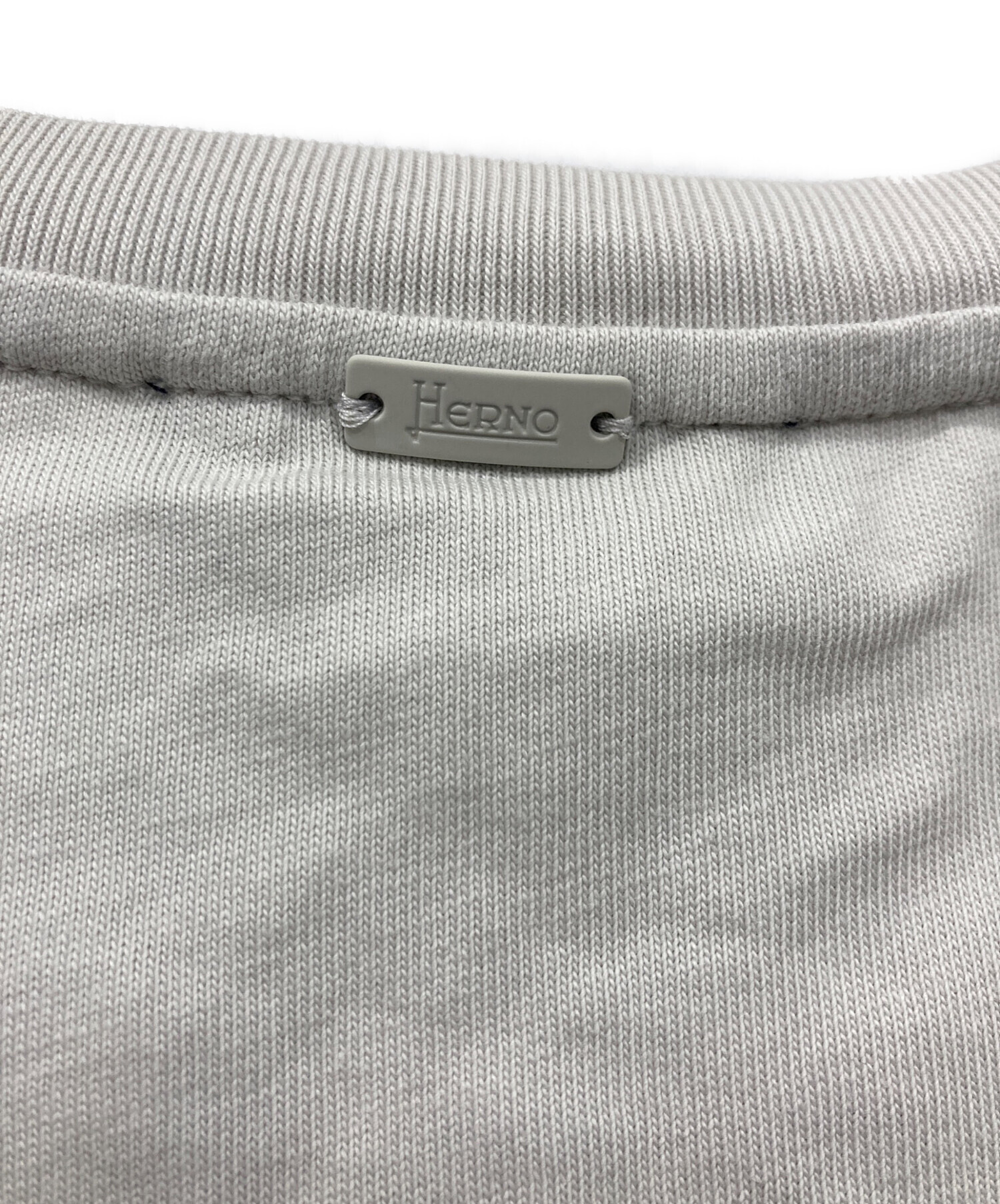 中古・古着通販】HERNO (ヘルノ) Tシャツ グレー サイズ:54｜ブランド 