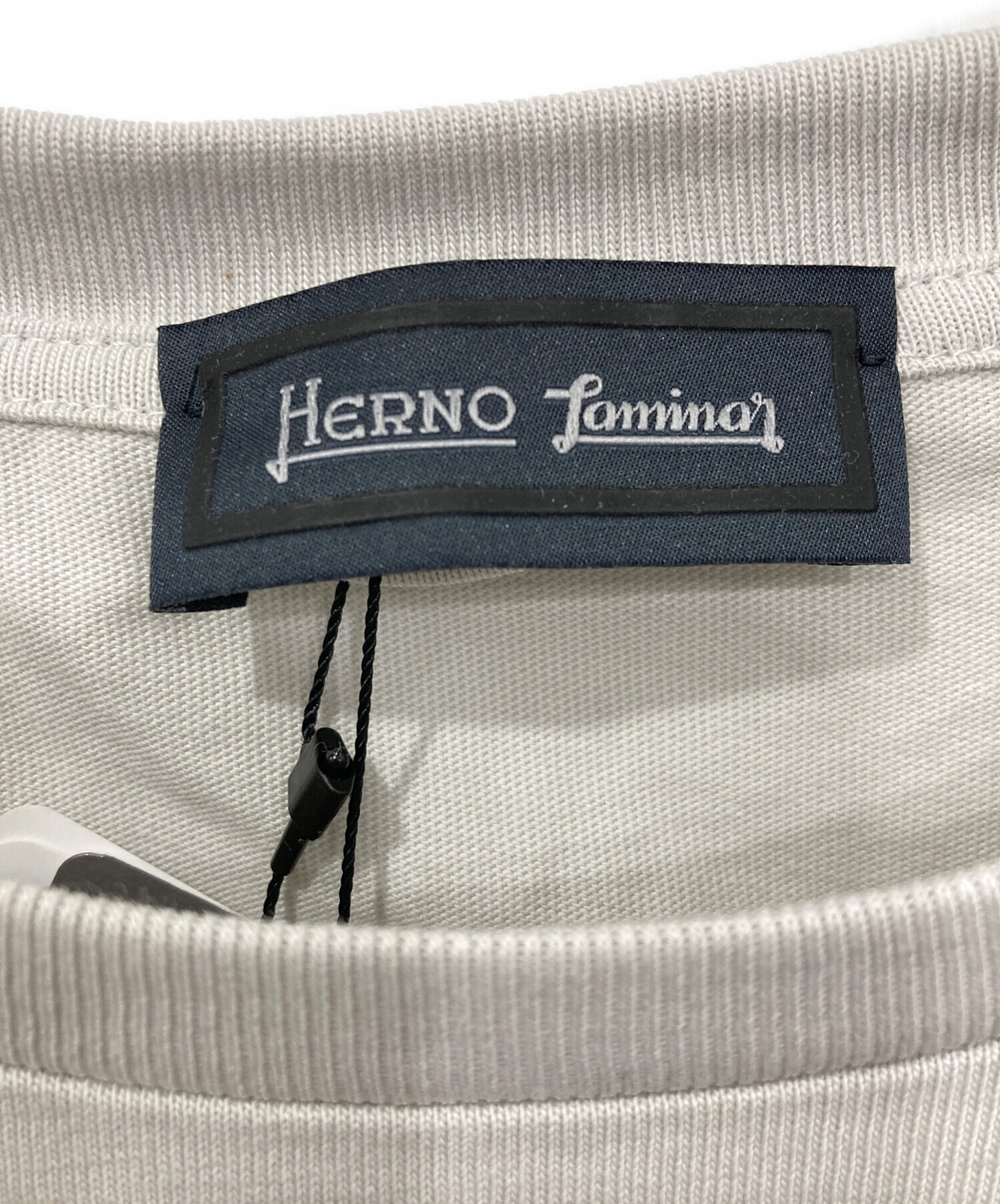中古・古着通販】HERNO (ヘルノ) Tシャツ グレー サイズ:54｜ブランド 