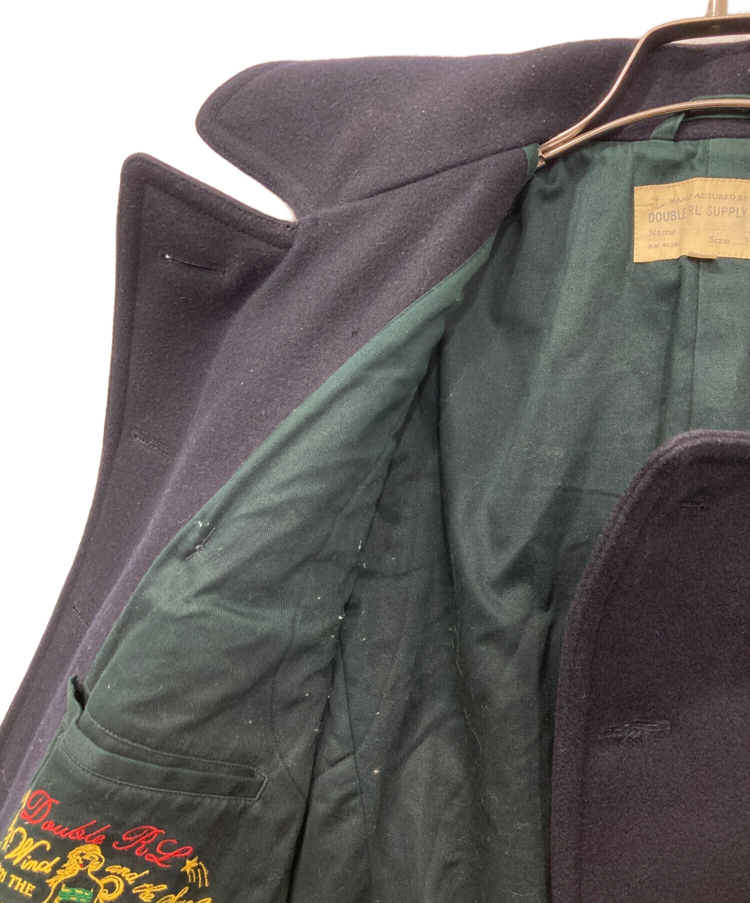 中古・古着通販】RRL (ダブルアールエル) 10BUTTON 13STAR WOOL P-COAT