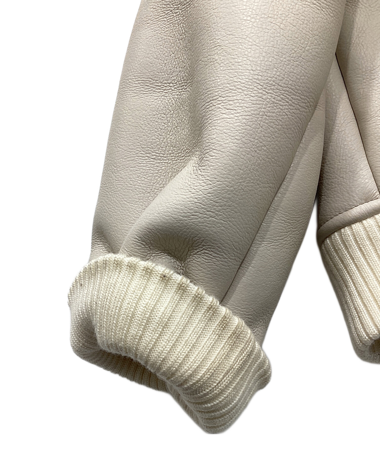 中古・古着通販】AFB (エーエフビー) STUDDED HOODED BOMBER JACKET