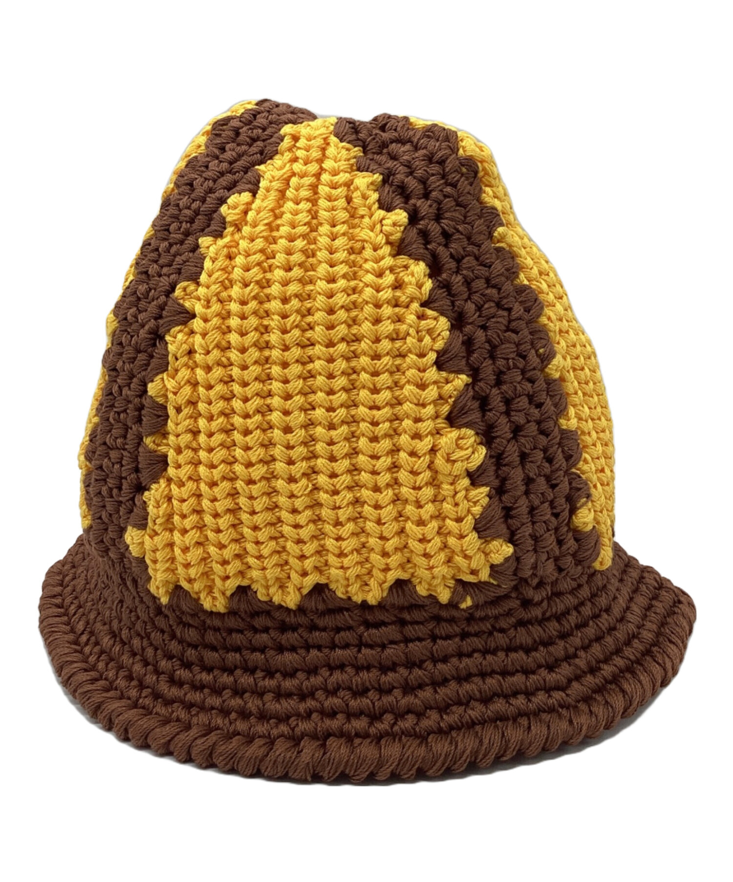 MIU MIU クロシェバケットハット イエロー　正規品 中古・古着通販】MIU MIU (ミュウミュウ) Crochet Bucket Hat/クロシェ