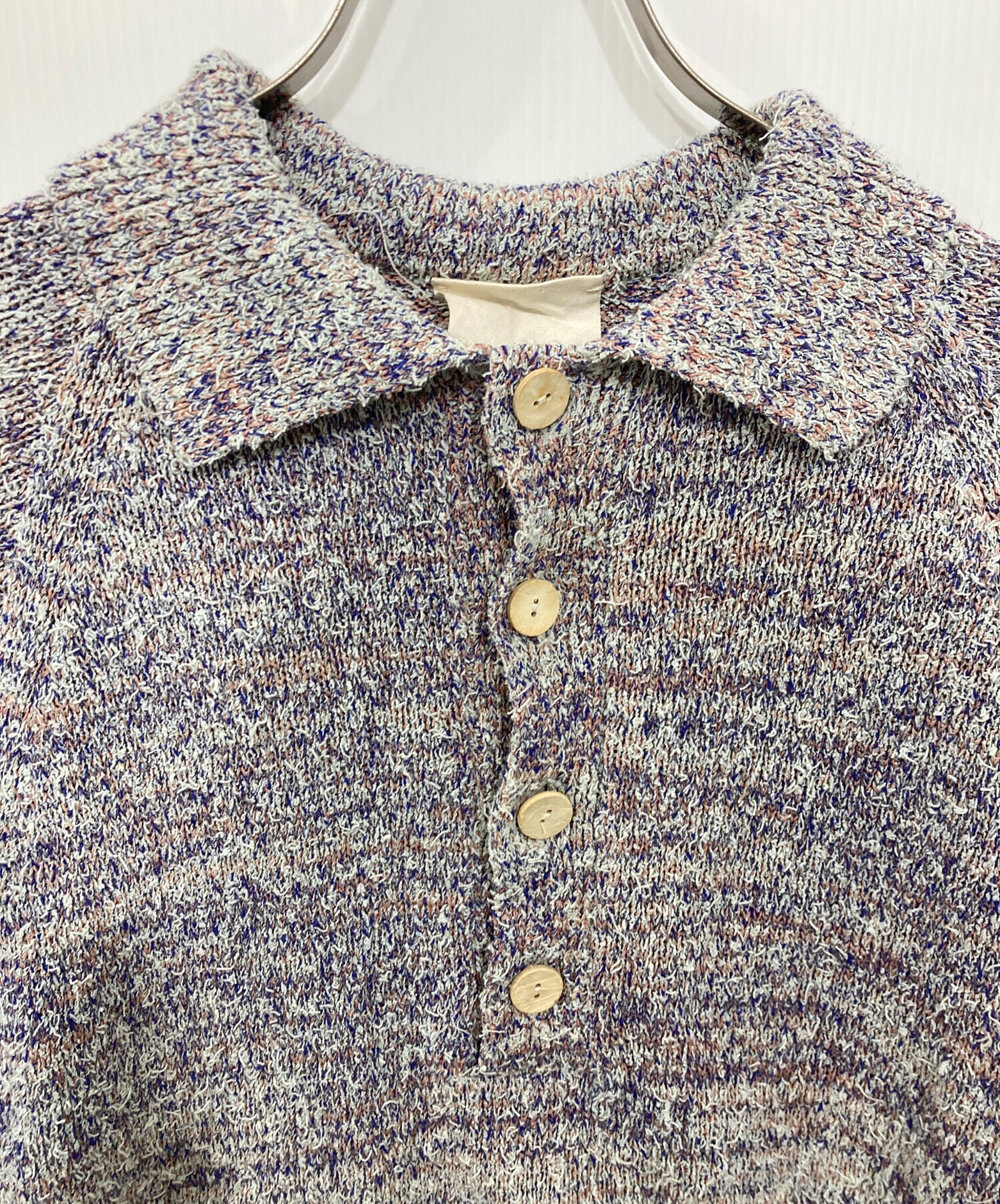 最終値下げ　refomed /OLD MAN KNIT POLO 1ldk 中古・古着通販】refomed (リフォメッド) OLD MAN KNIT POLO/オールド