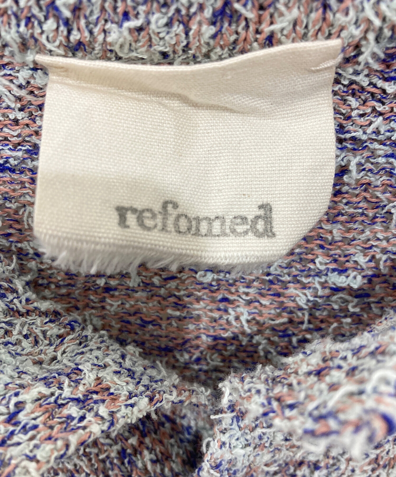 中古・古着通販】refomed (リフォメッド) OLD MAN KNIT POLO/オールド