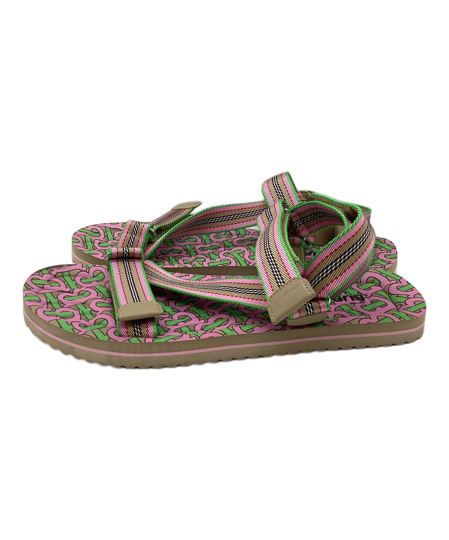 中古・古着通販】BURBERRY (バーバリー) Patterson Flat Sandals