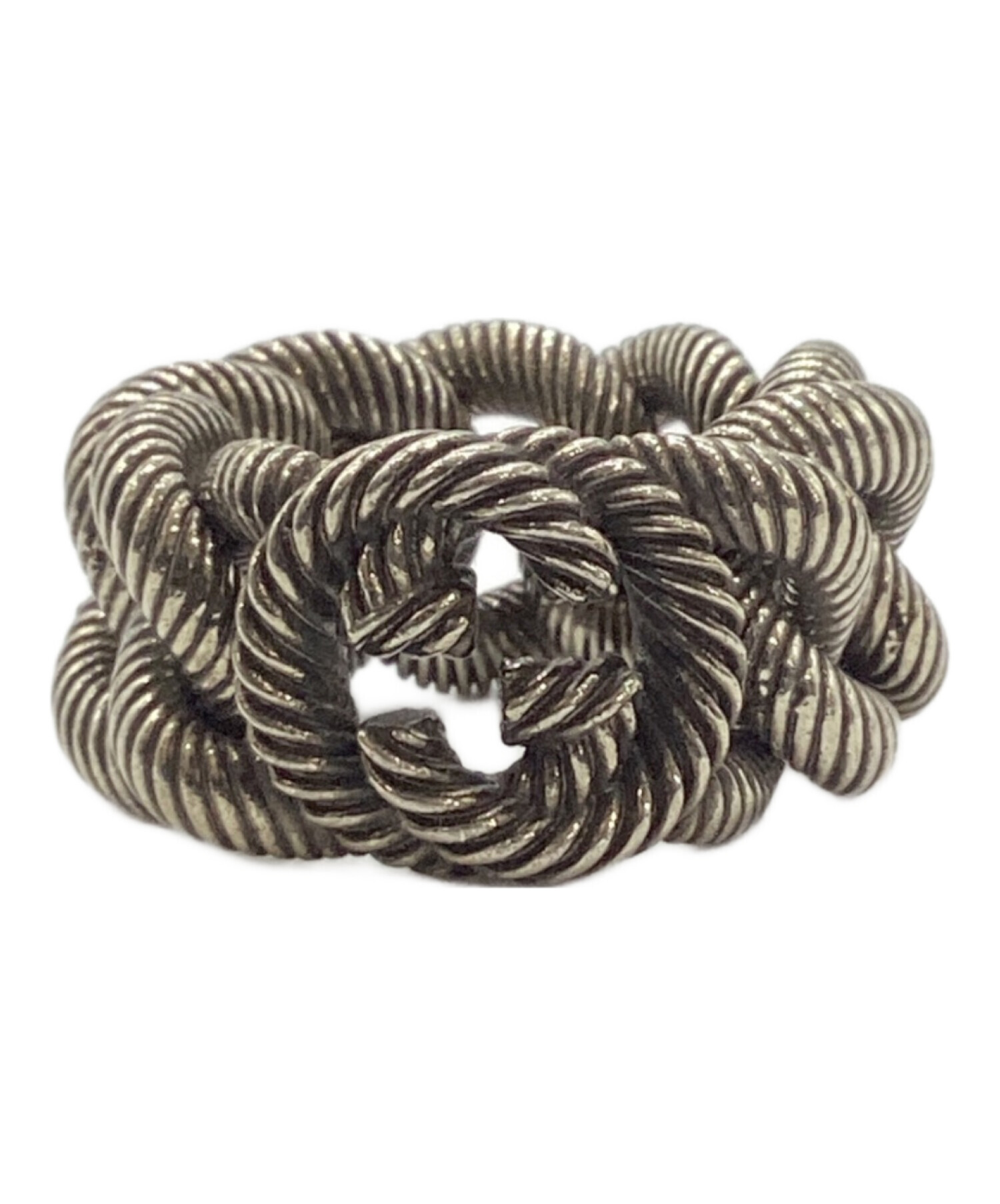 中古・古着通販】GUCCI (グッチ) インターロッキングGチェーンリング 