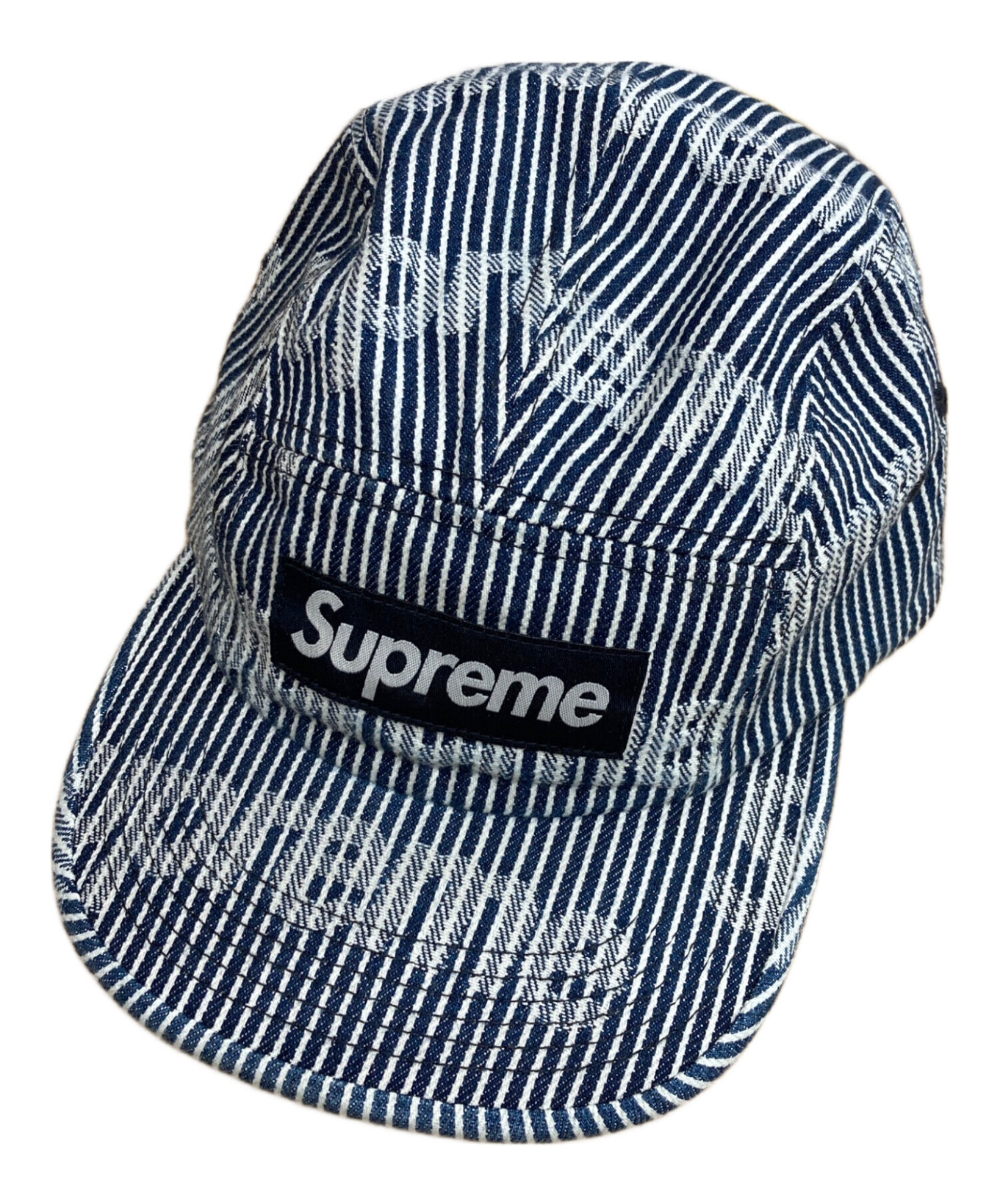シュプリームデニムキャンプ Supreme Denim Camp Cap Stripe