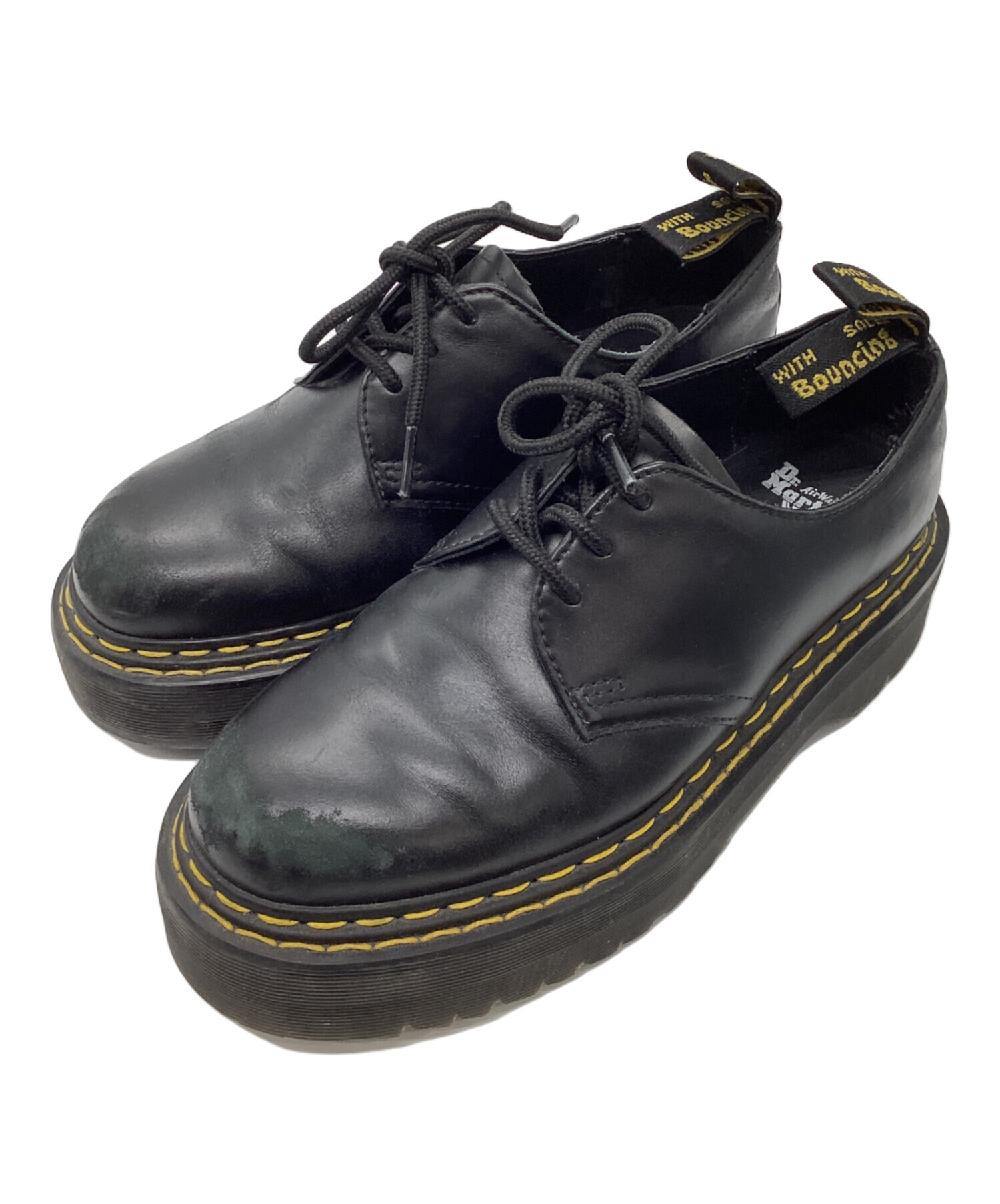 Dr.Martens 1461QUAD PATENT UK5 箱有り 中古・古着通販】Dr.Martens (ドクターマーチン) 1461 QUAD 3 ホール