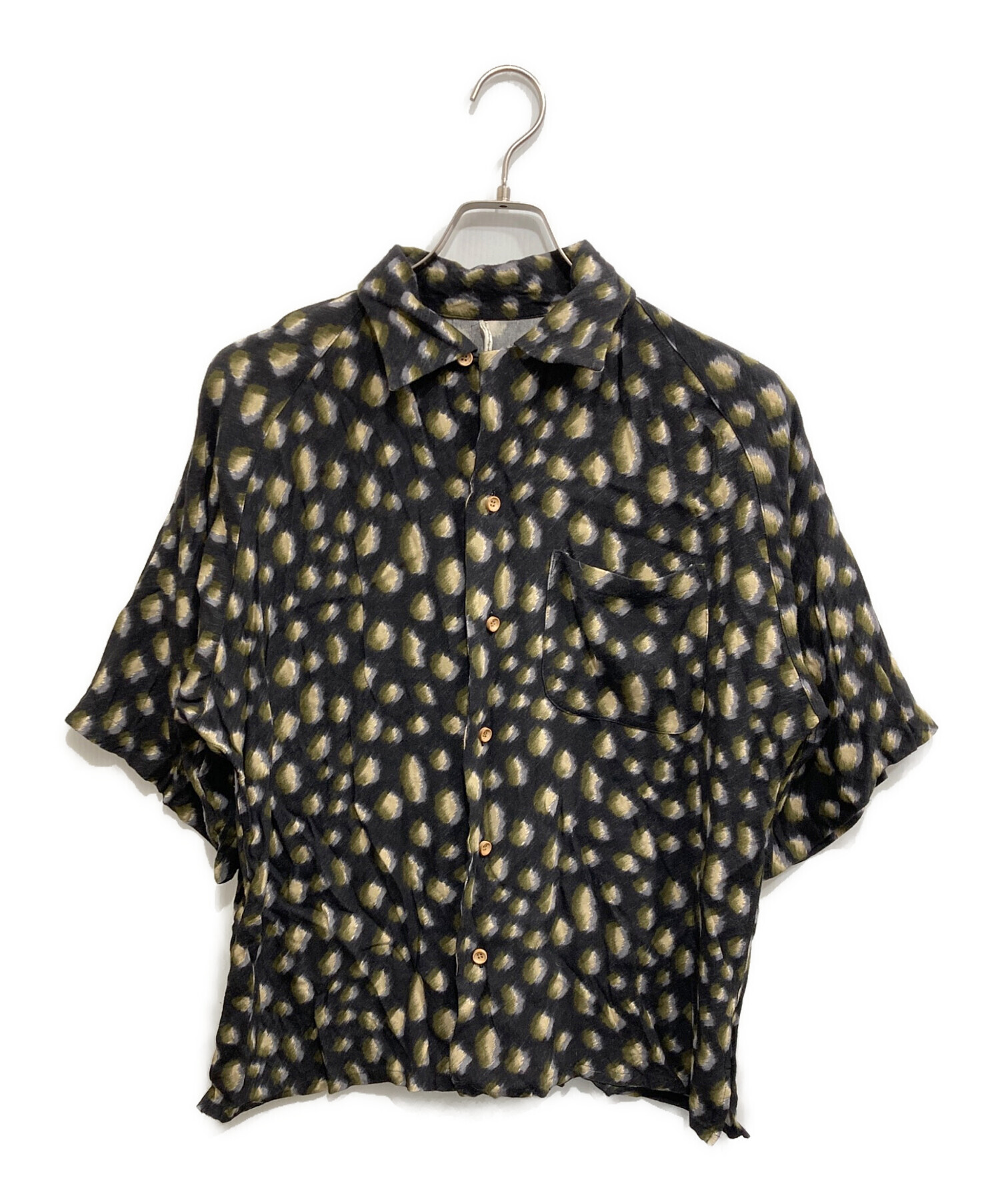中古・古着通販】m's braque (エムズブラック) アロハシャツ ブラック