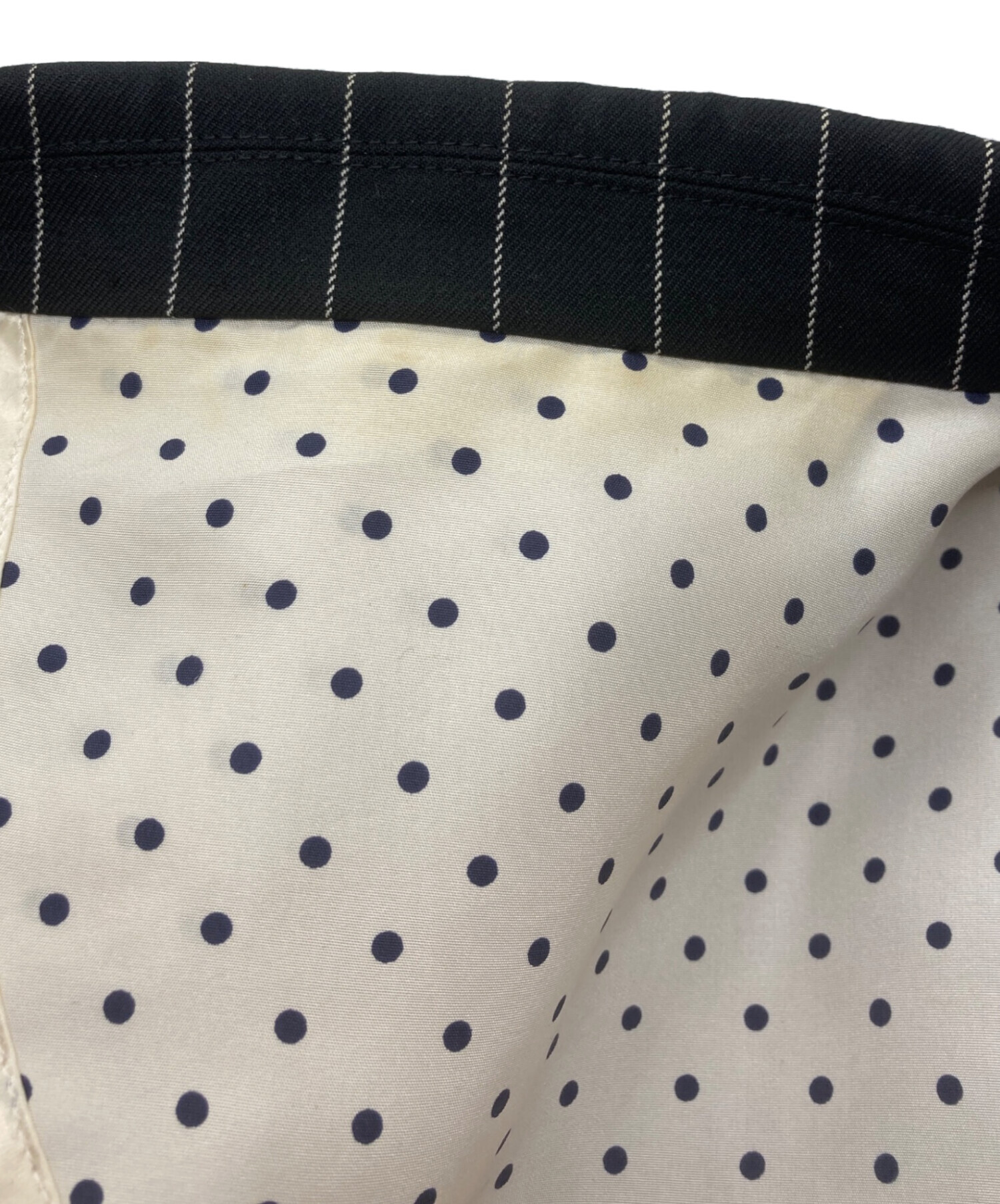 て*し様 number nine 本人期 ストライプ ジャケット 中古・古着通販】NUMBER (N)INE (ナンバーナイン) ほつれ加工