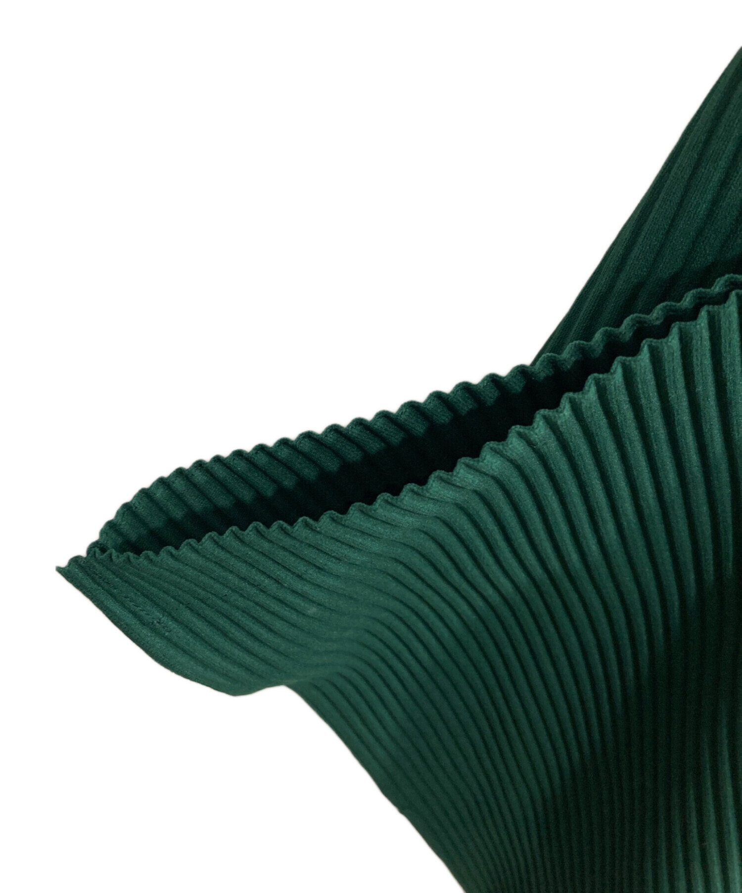 イッセイミヤケ　半袖　プリーツ　ハイネック　グリーン 中古・古着通販】me ISSEY MIYAKE (ミーイッセイ ミヤケ) ハイネック