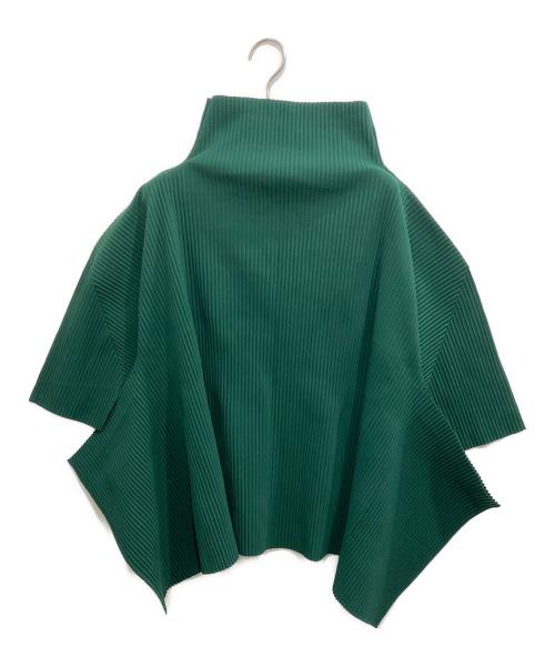 ■美品■me ISSEY MIYAKE ミー イッセイミヤケ 半袖 カットソー 幾何学模様 ハイネック プリーツ加工 ブランド古着【中古】20230713/GN8632 中古・古着通販】me ISSEY MIYAKE (ミーイッセイ ミヤケ) ハイネック