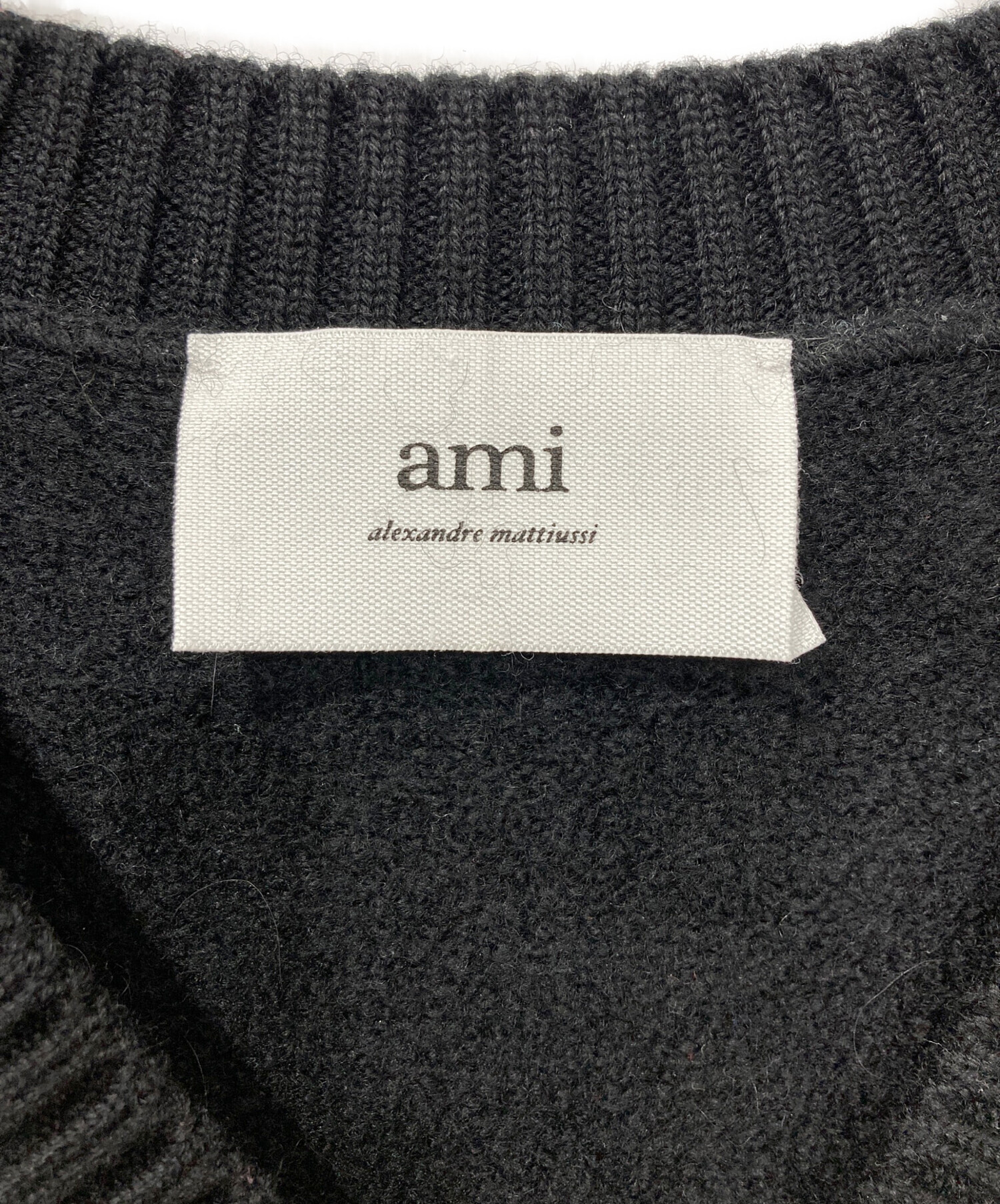 中古・古着通販】AMI PARIS (アミ パリス) ハートロゴ ニットベスト