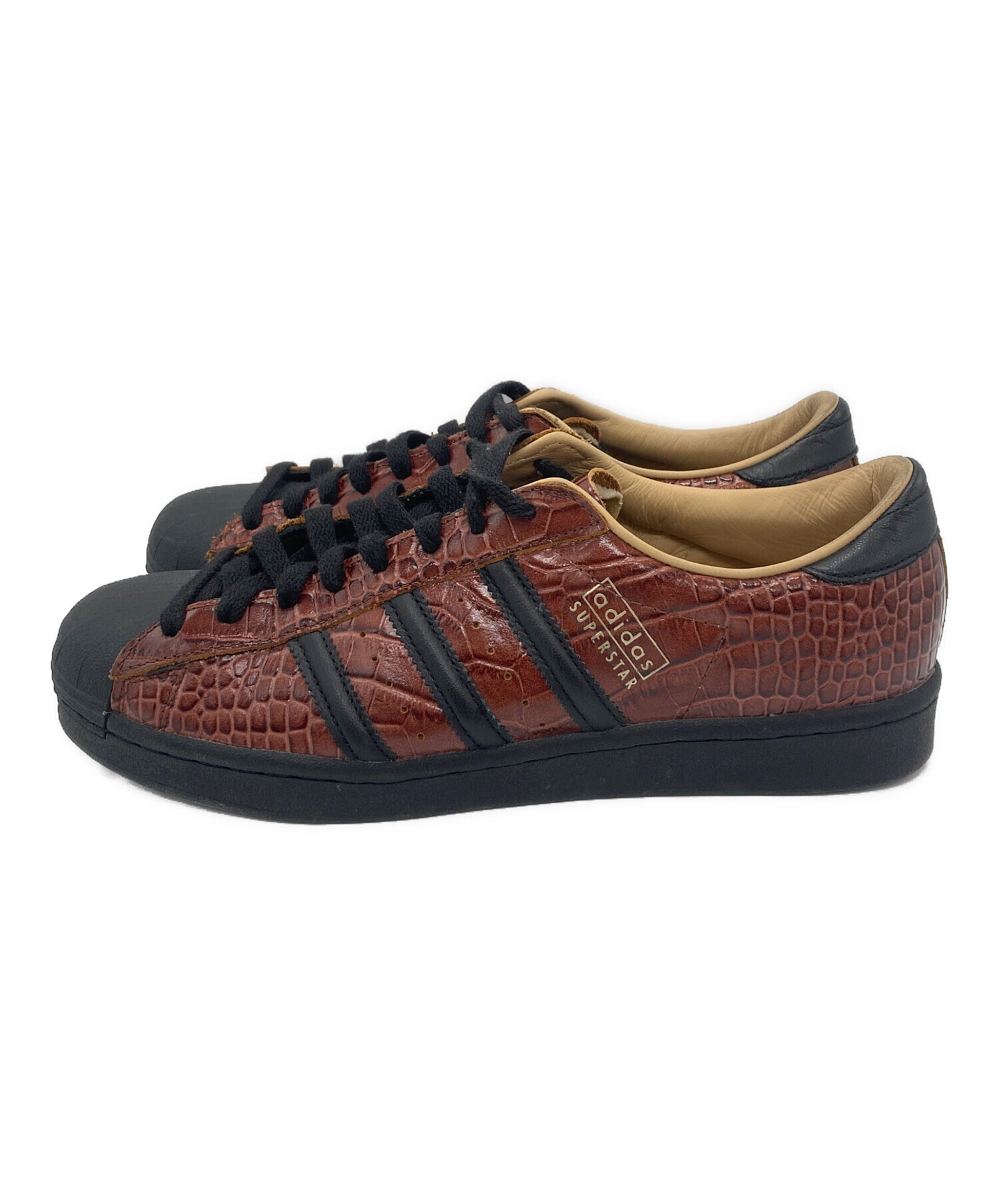 adidas Superstar ブラウン スニーカー 中古・古着通販】adidas (アディダス) スーパースター ビンテージ