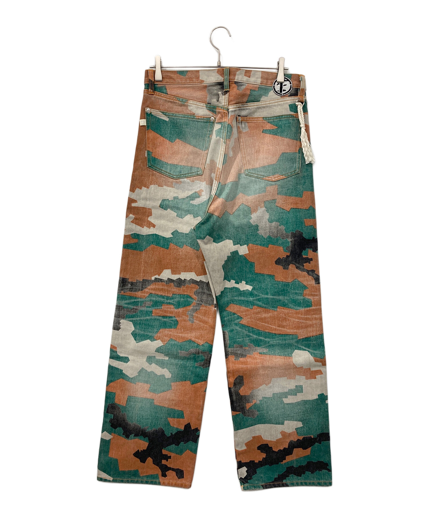 中古・古着通販】FAF (エフエーエフ) CAMO AGED DENIM PANTS 