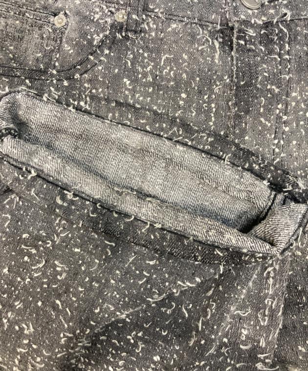 中古・古着通販】SKINS (スキンズ) ネップ加工デニムパンツ グレー